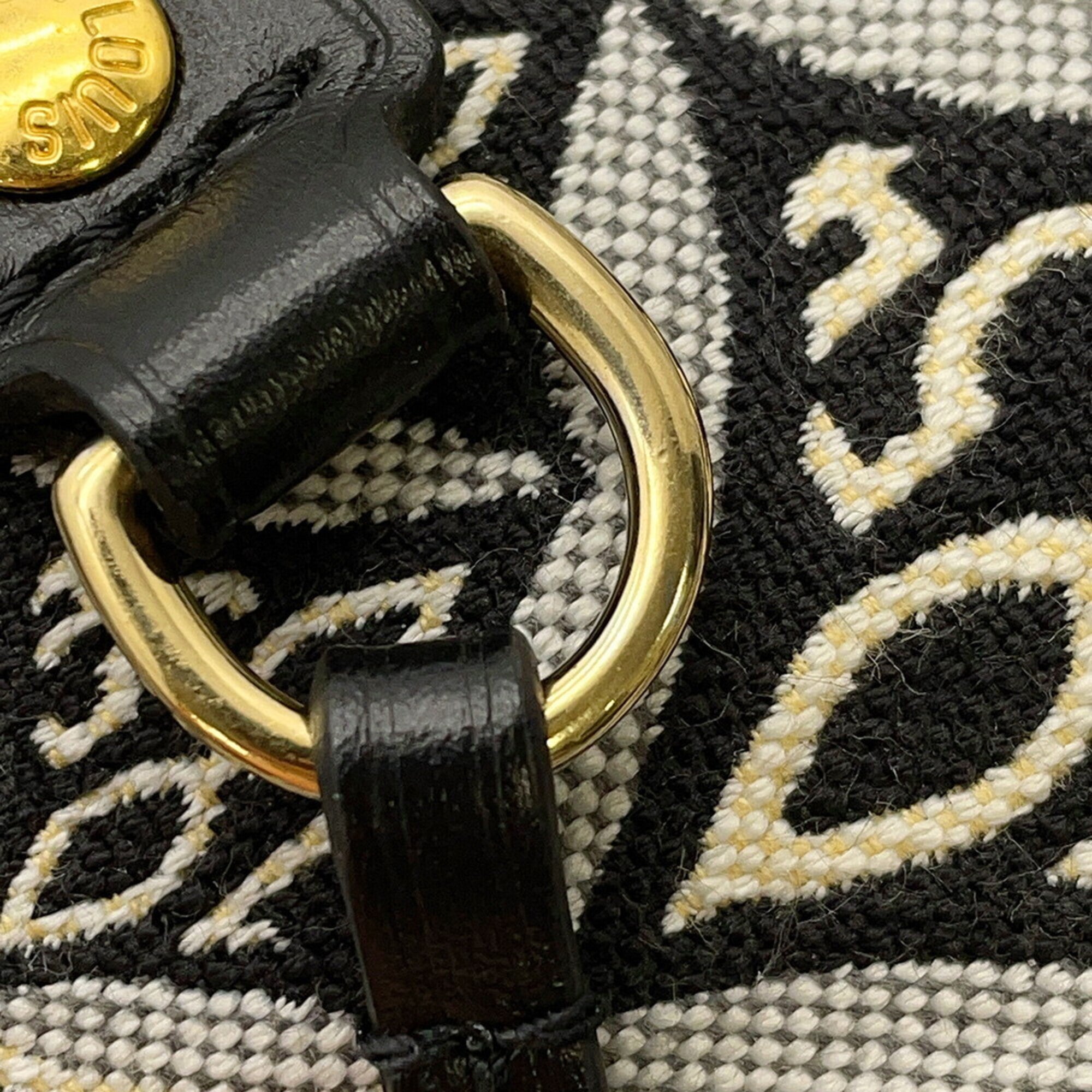 Louis Vuitton Black Gray Monogram Monogram Handbag Pouch Shoulder Bag Tote Bag (Pre-Owned)