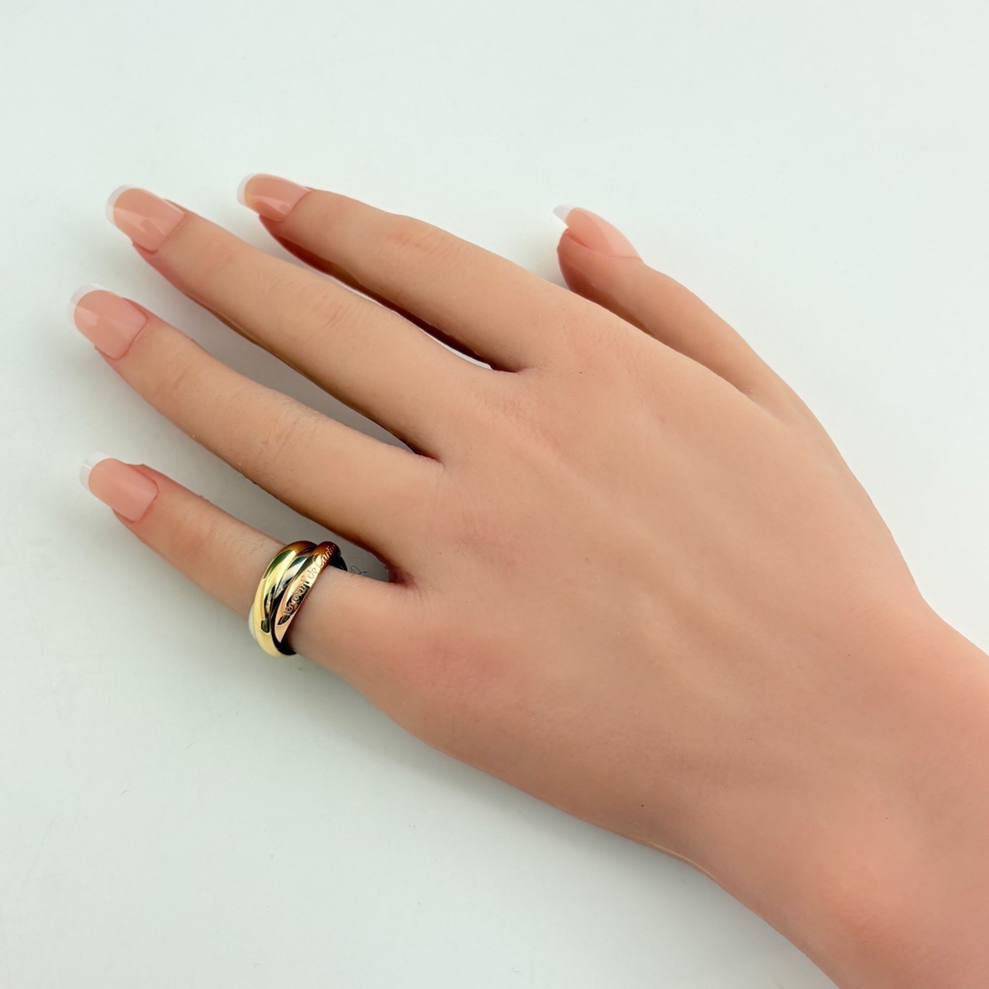 Cartier Yellow Gold (18K) Pink Gold (18K) White Gold (18K) Band Ring (Pre-Owned)