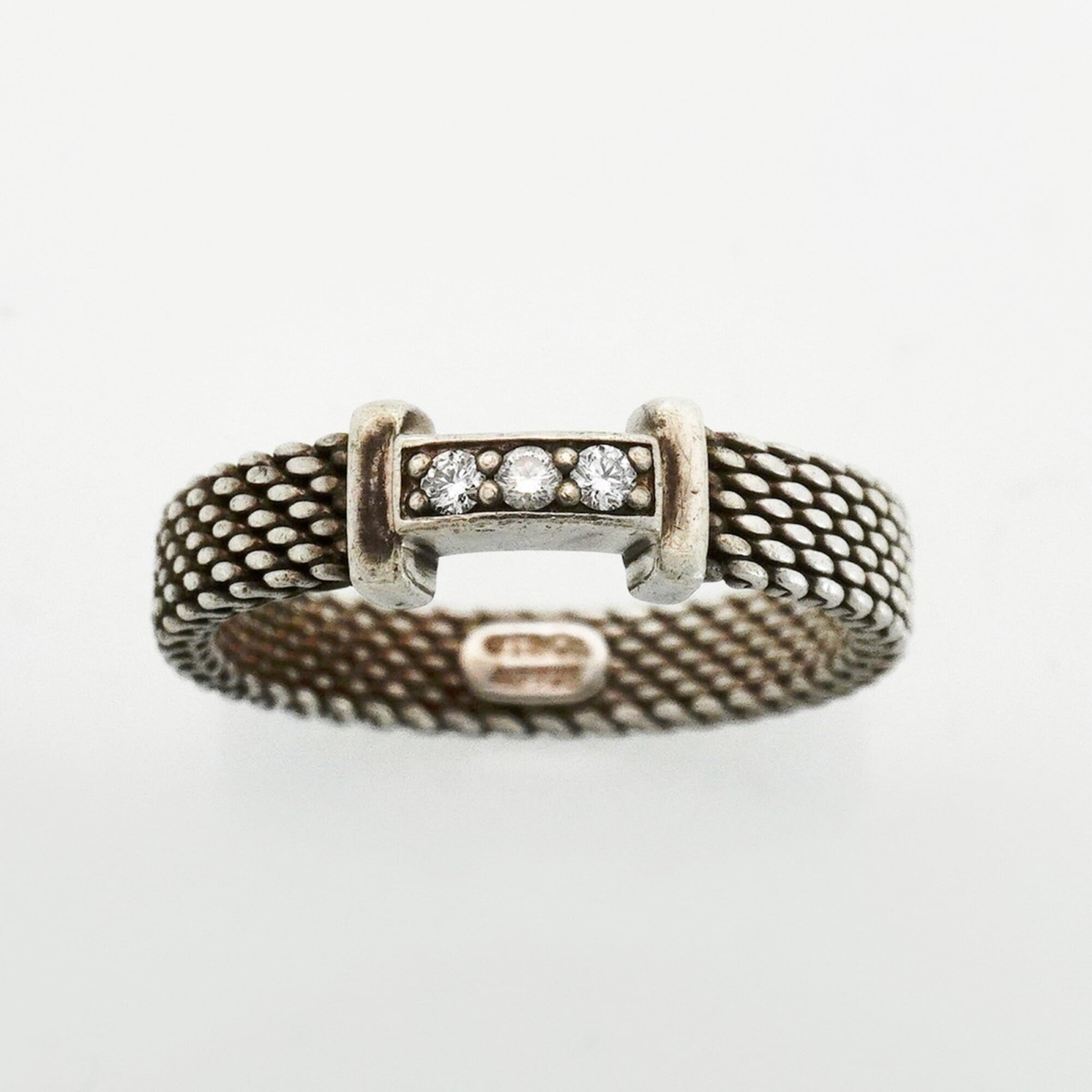 Tiffany Silver 925 Band Ring (Pre-Owned)