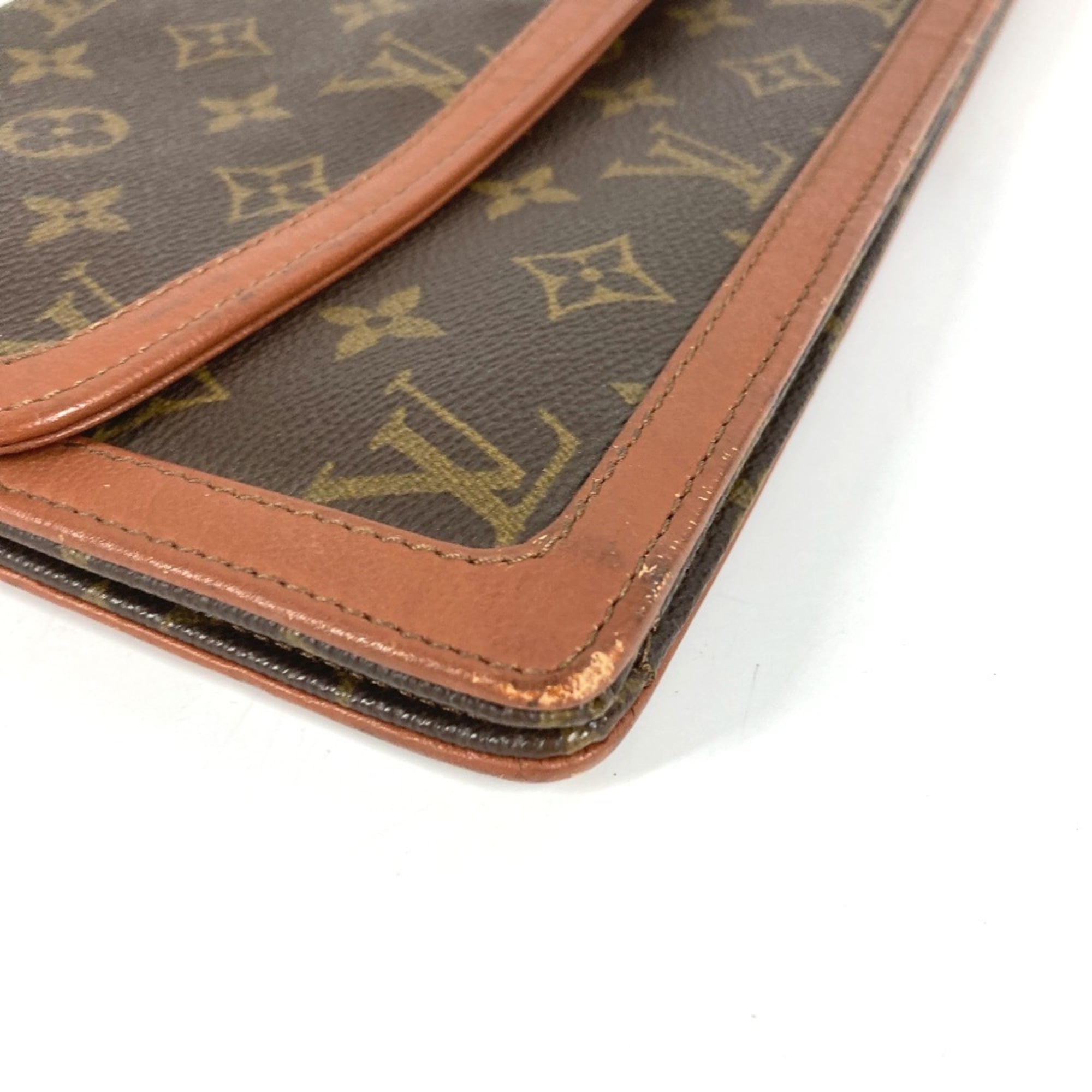 Louis Vuitton Monogram Brown Monogram Clutch Bag (Pre-Owned)