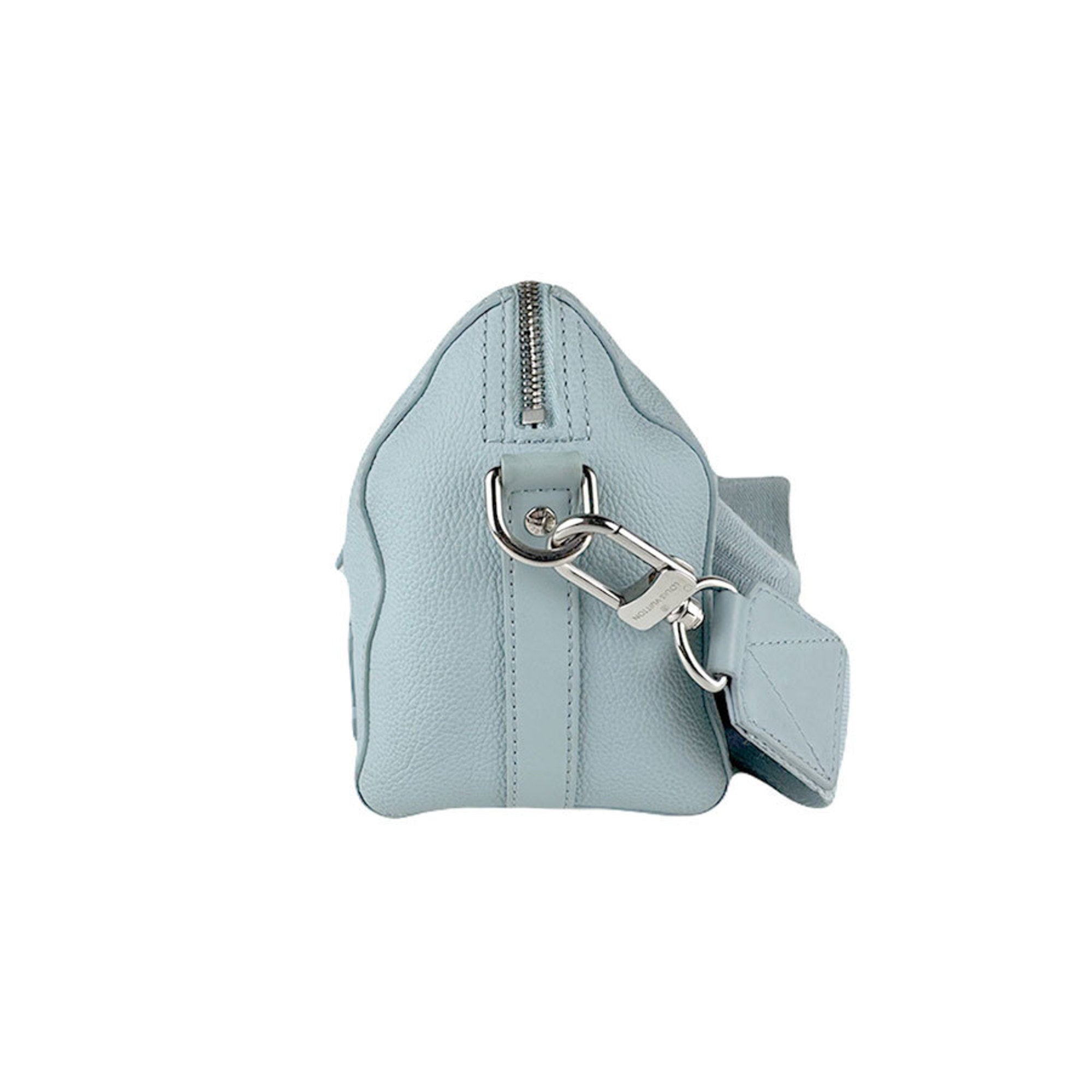 Louis Vuitton Light Blue Leather Shoulder Bag (Pre-Owned)