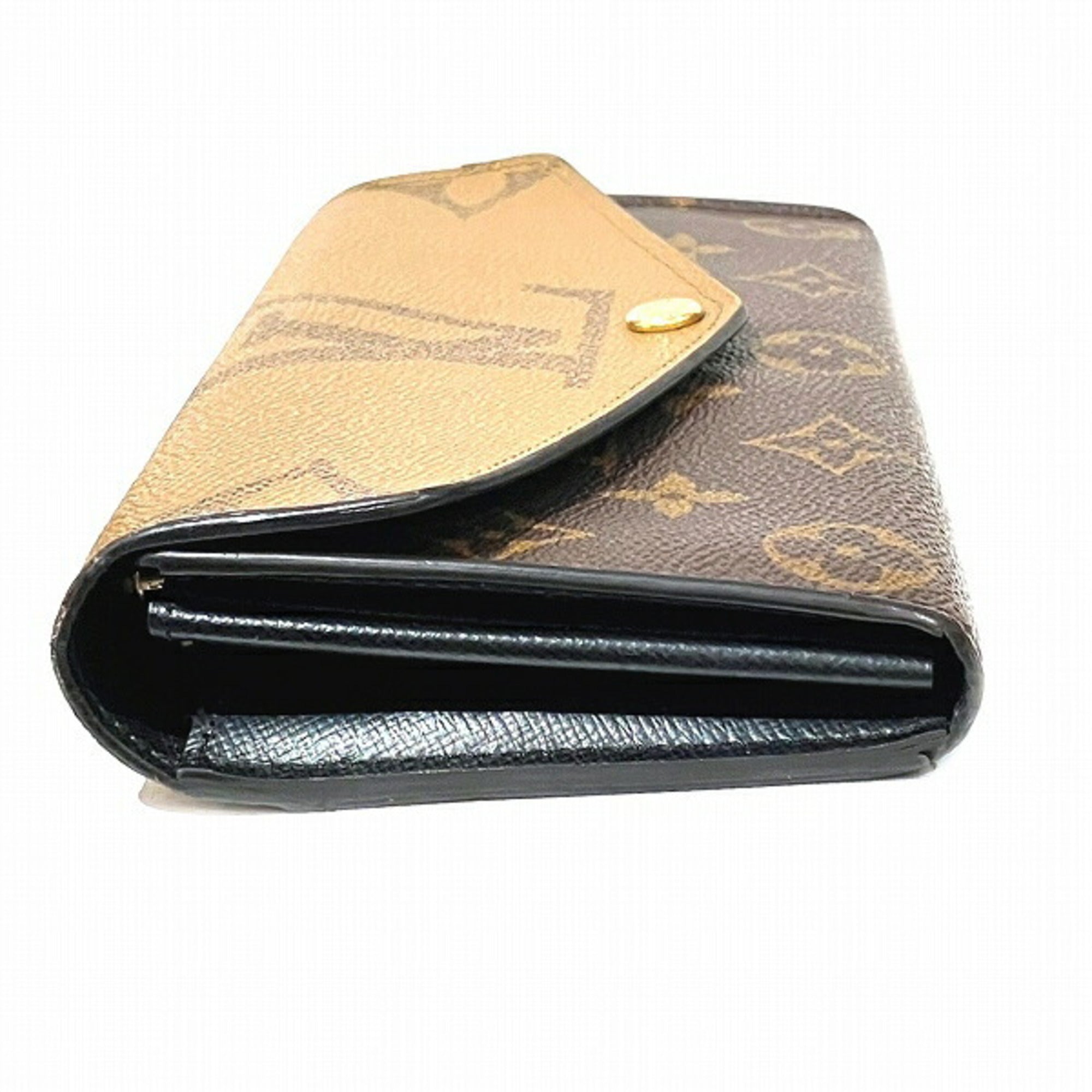 Louis Vuitton Brown Monogram Canvas Pvc Coated Canvas Leather Long Wallet (Bi-Fold) (Pre-Owned)