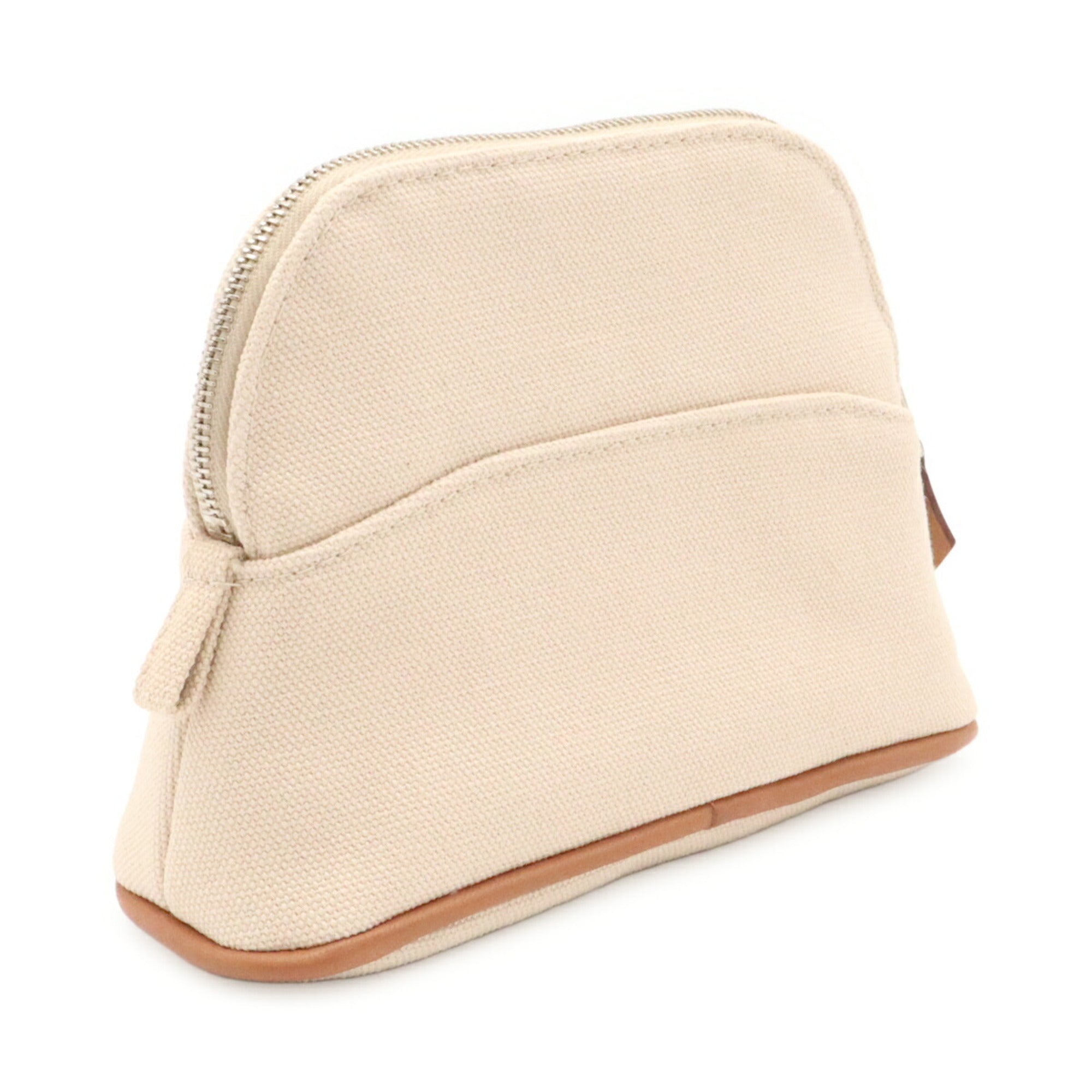 Hermes Natural Cotton Canvas Handbag Pouch (Pre-Owned)