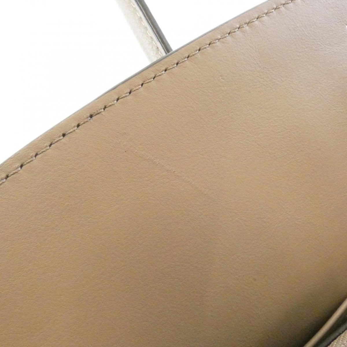 Louis Vuitton Beige Tourterelle Leather Handbag (Pre-Owned)