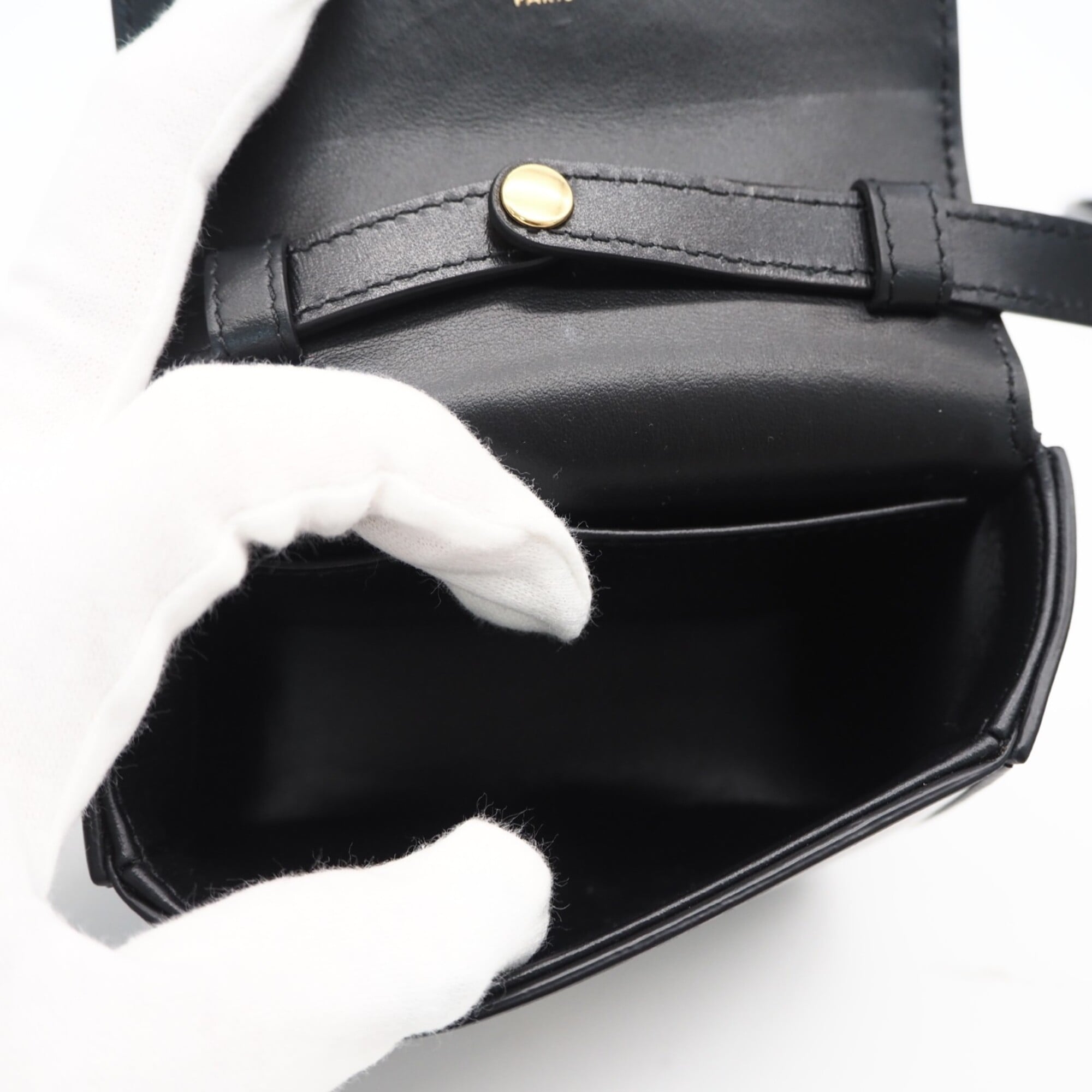 Celine Black Leather Shoulder Bag (Pre-Owned)