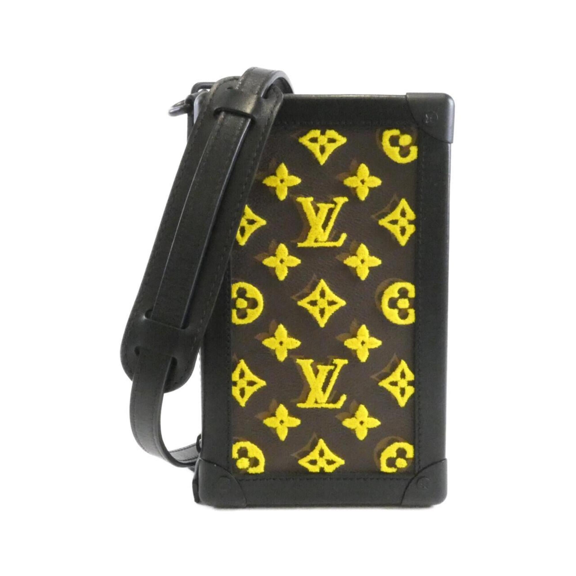 Louis Vuitton Jaune Marron Coated Canvas Shoulder Bag (Pre-Owned)