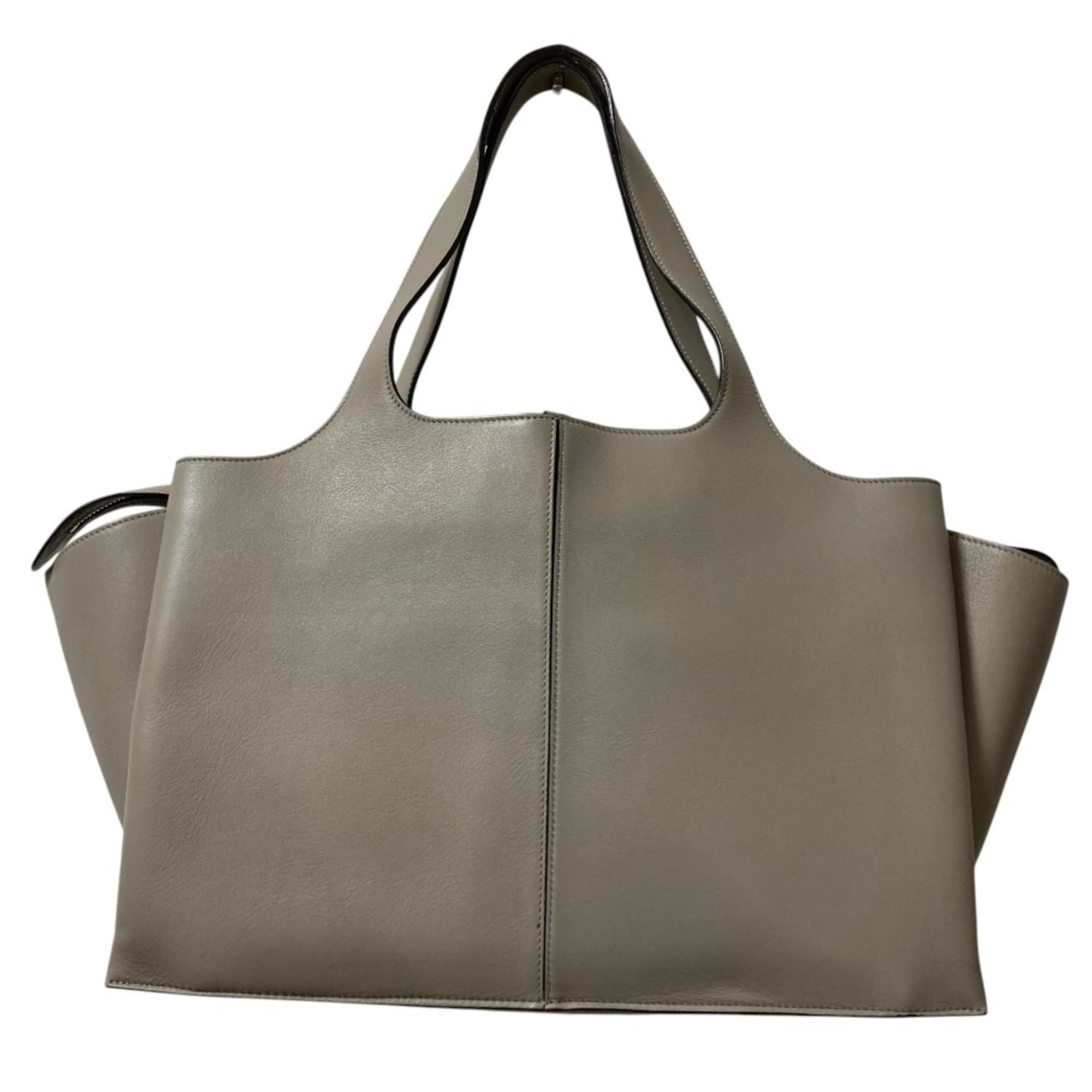 Celine Gray Leather Tote Bag (Pre-Owned)