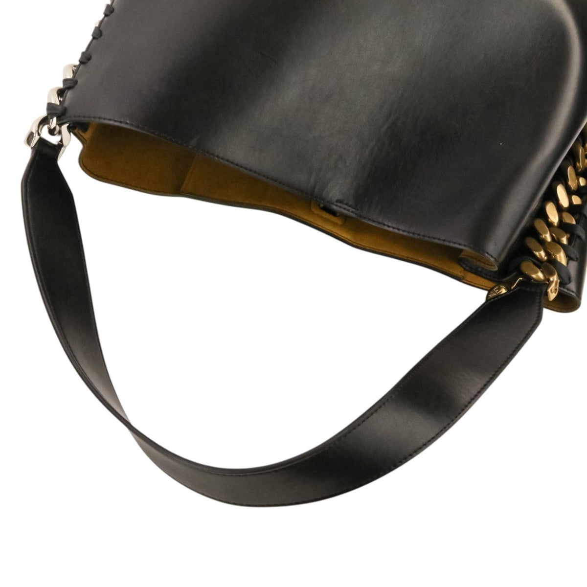 Stella Mccartney Black Shoulder Bag Tote Bag (Pre-Owned)