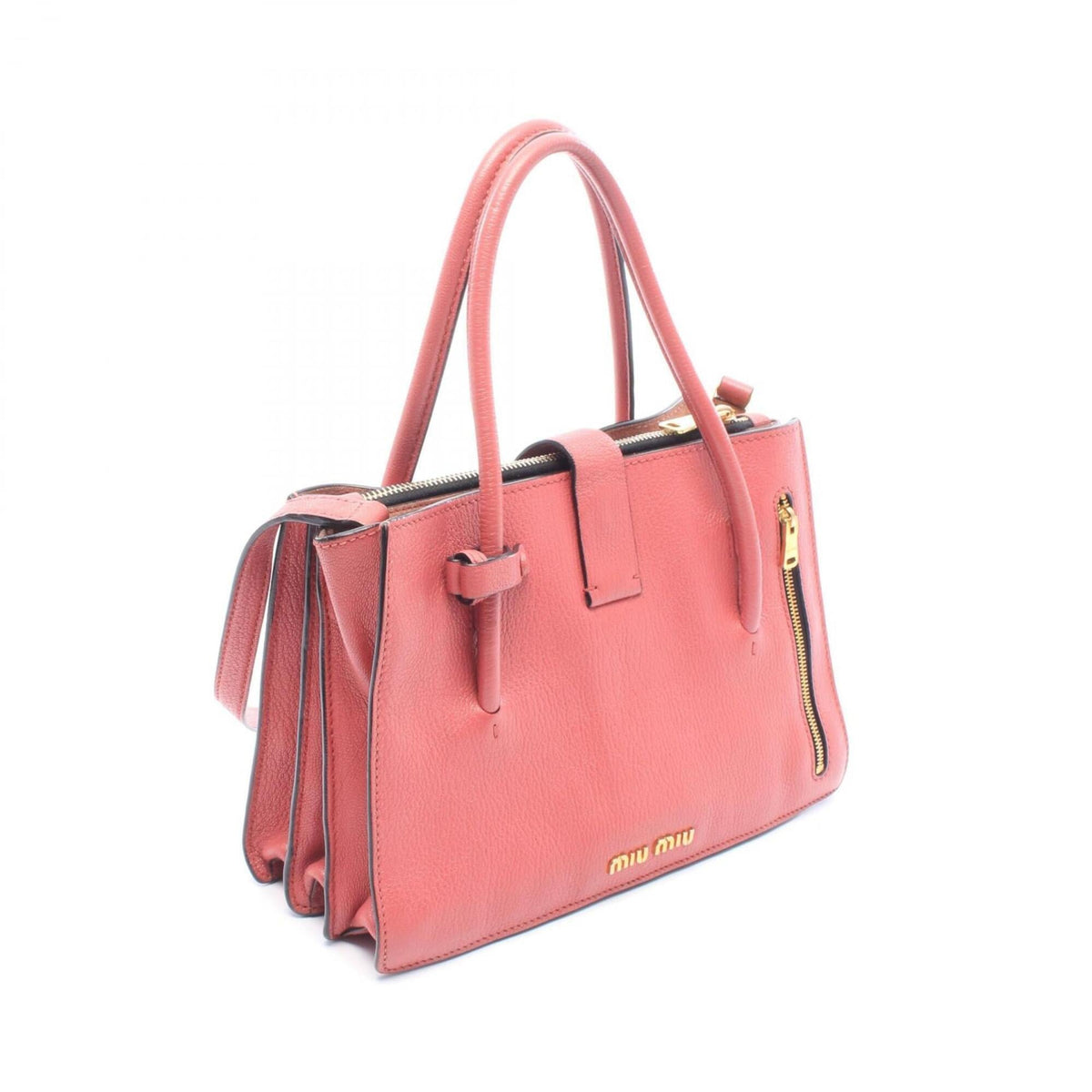 Miu Miu Pink Leather Handbag (Pre-Owned)