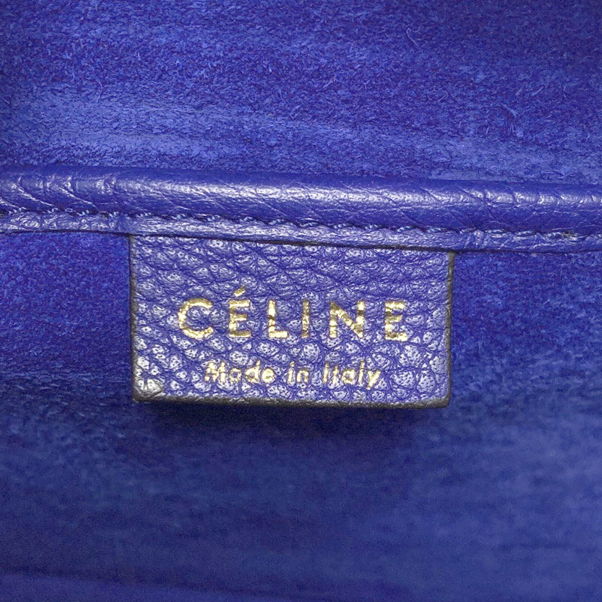 Celine Blue Leather Handbag (Pre-Owned)