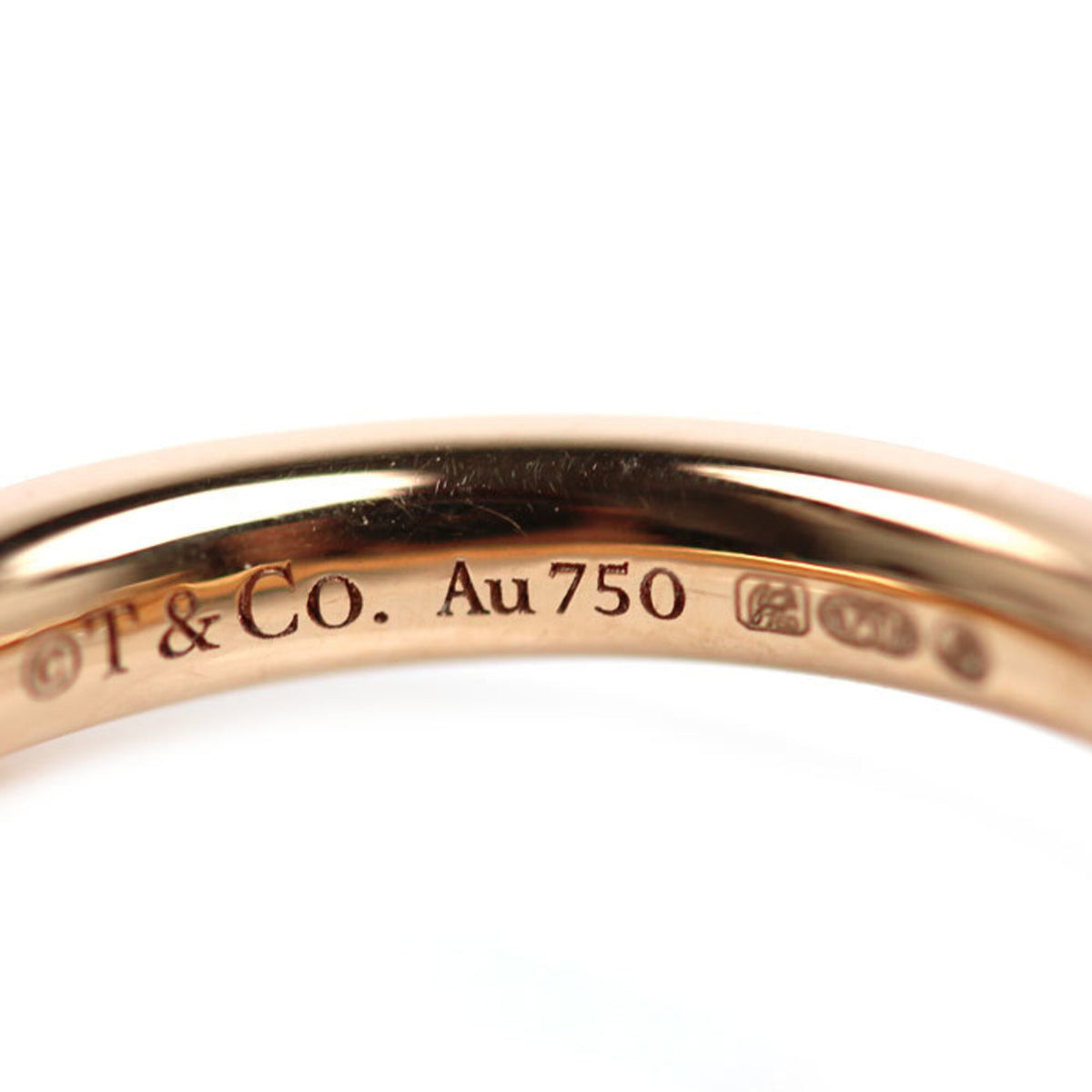 Tiffany Pink Gold (18K) Band Ring (Pre-Owned)