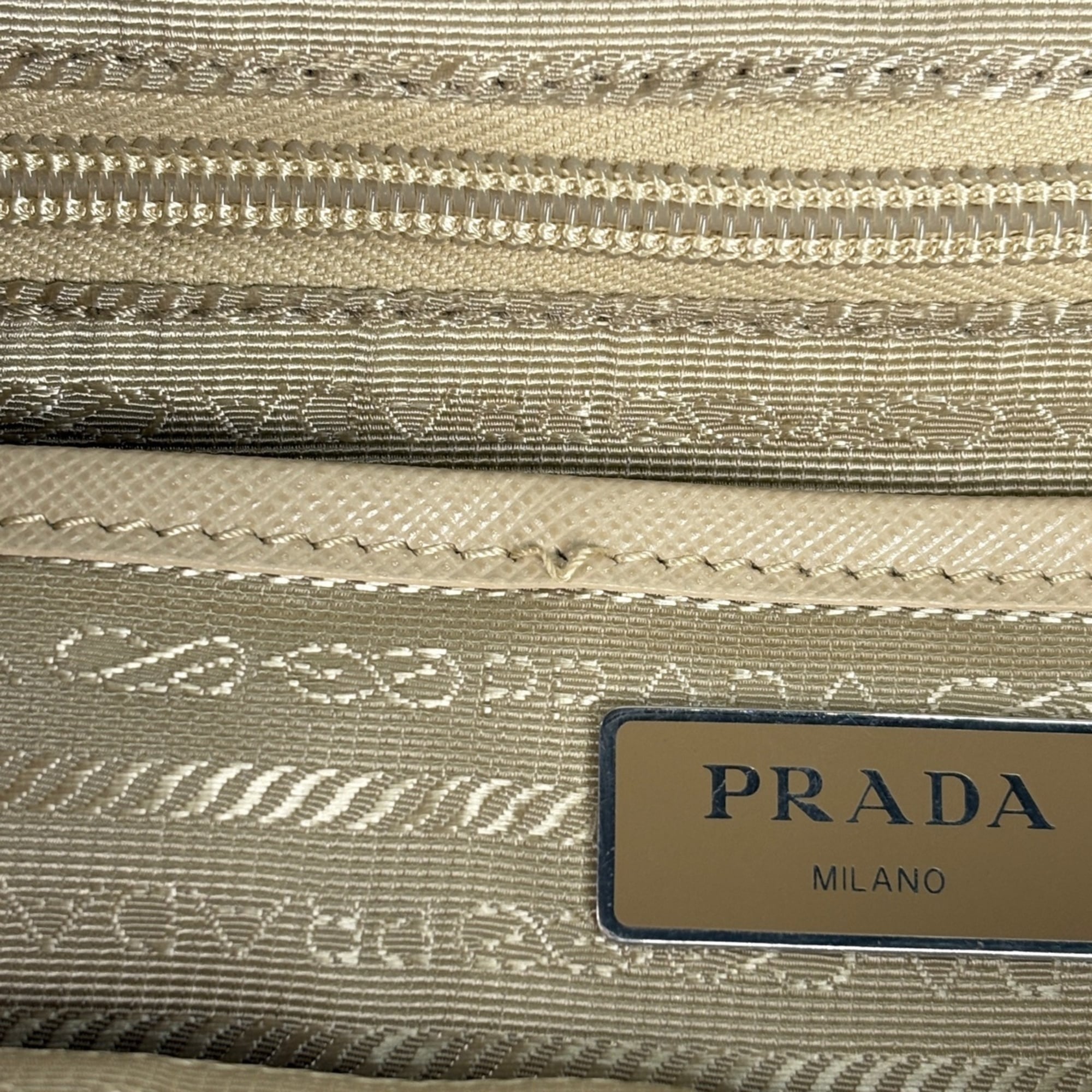 Prada Beige Nylon Backpack (Pre-Owned)