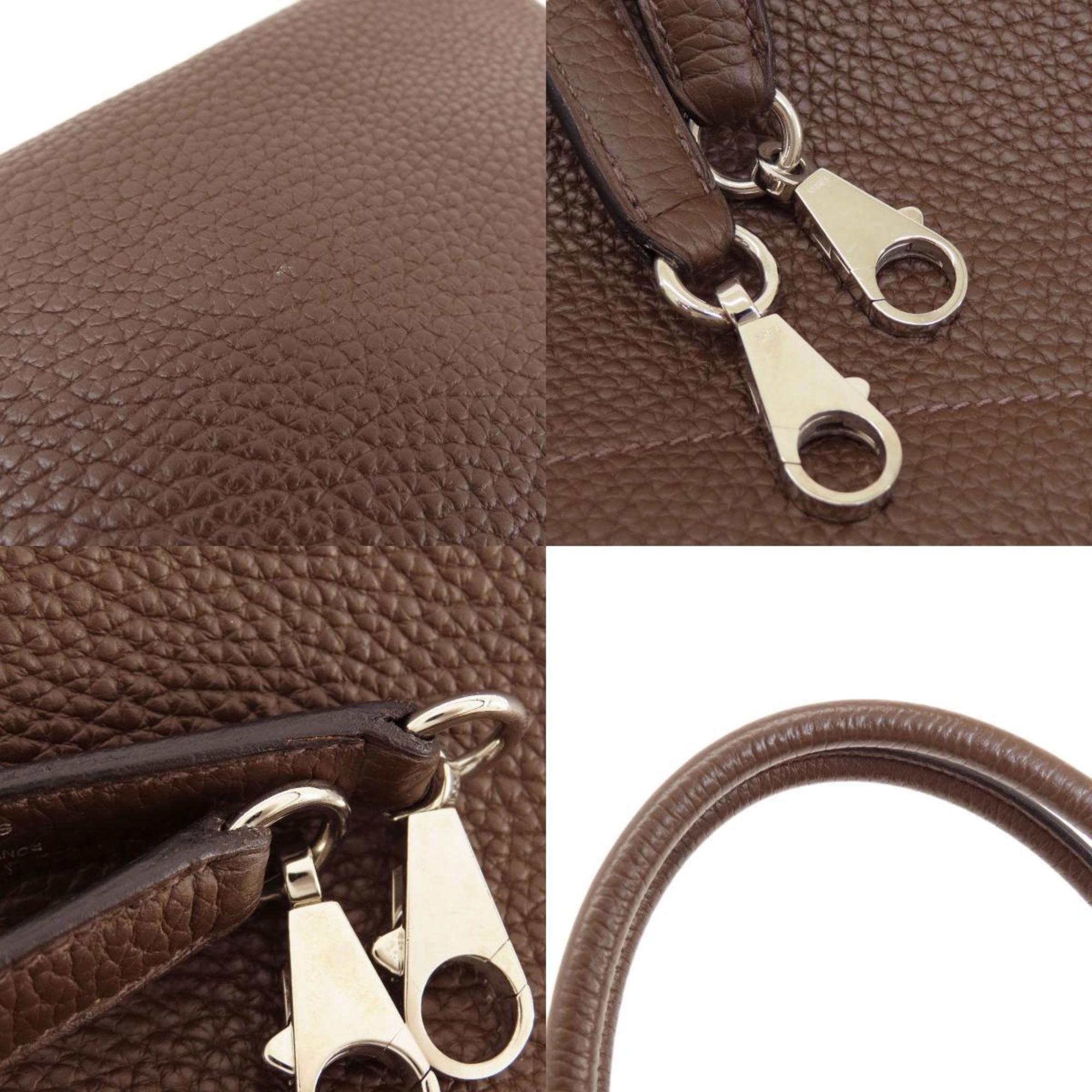 Hermes Bolide Brown Handbag (Pre-Owned)