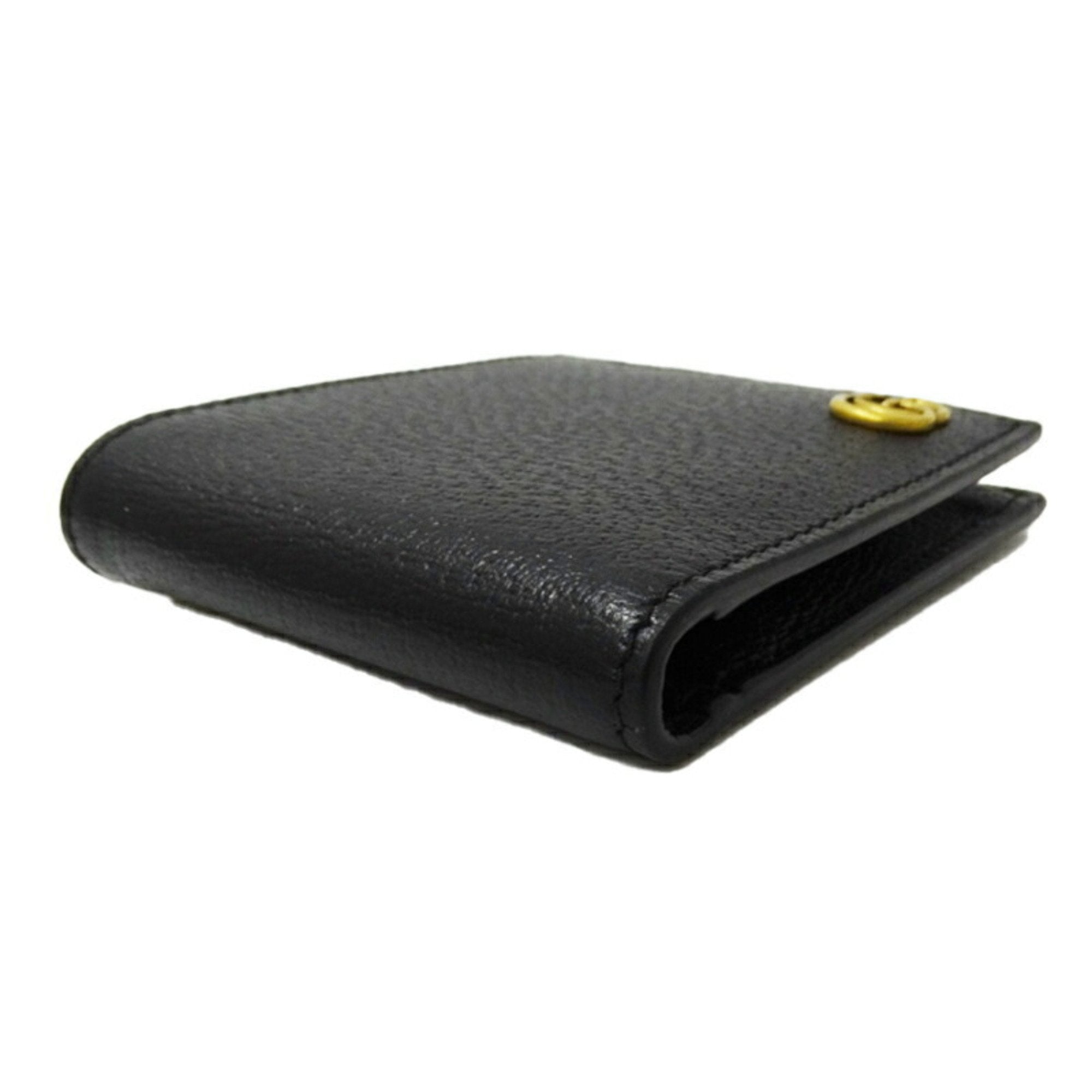 Gucci Black Leather Wallet (Bi-Fold) (Pre-Owned)