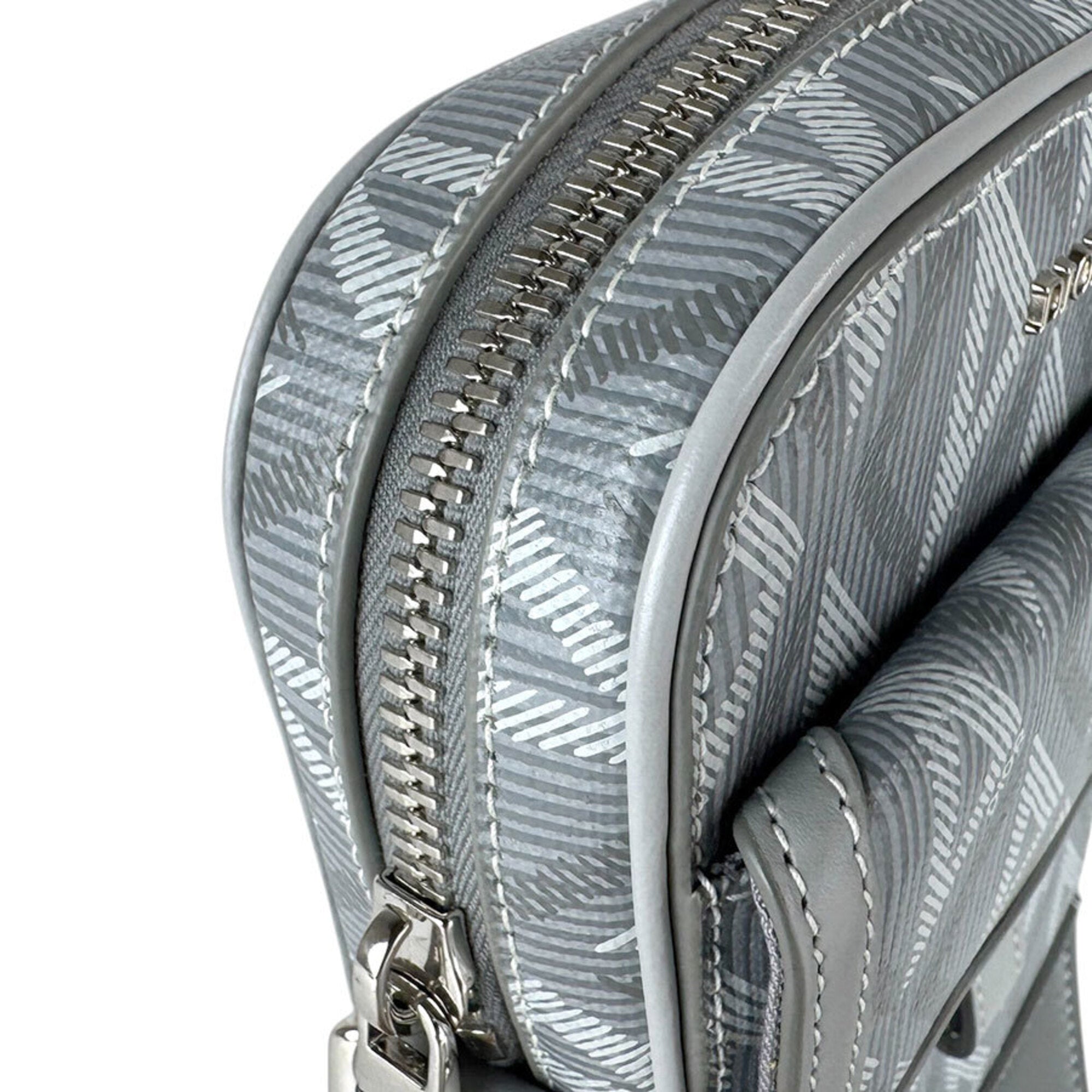 Christian Dior Gray Leather Shoulder Bag (Pre-Owned)