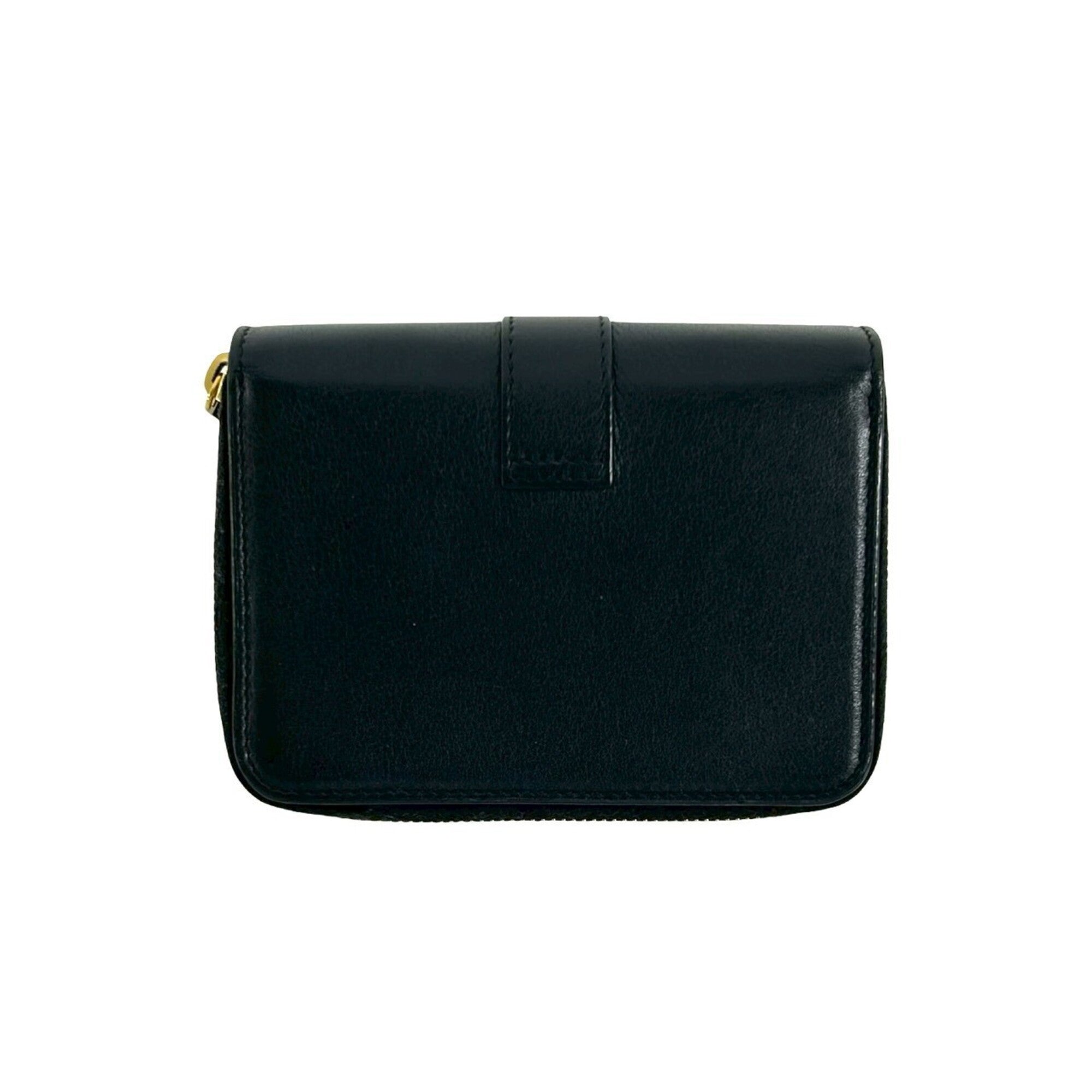 Saint Laurent Black Leather Wallet (Bi-Fold) (Pre-Owned)