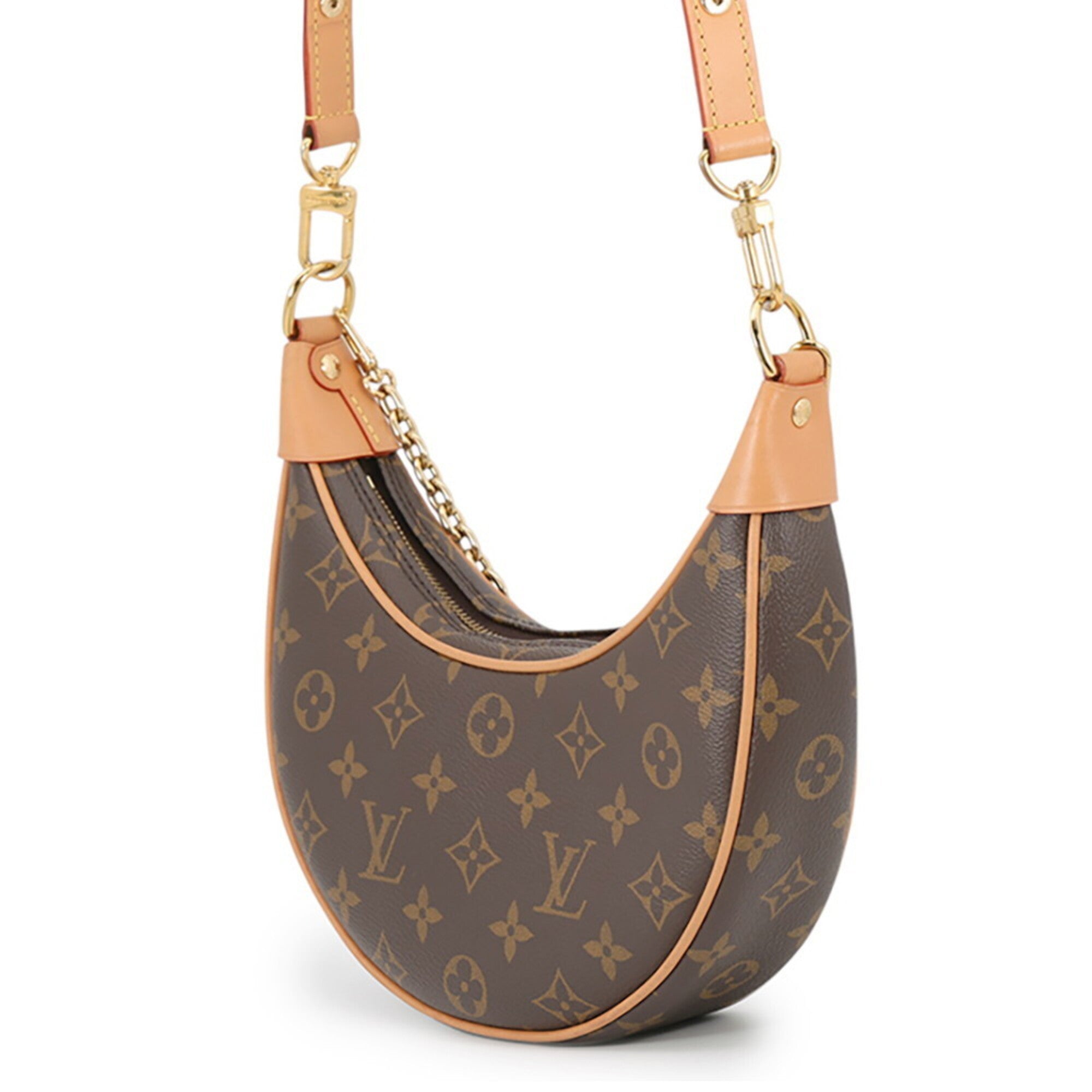 Louis Vuitton Monogram Beige Monogram Handbag Shoulder Bag (Pre-Owned)