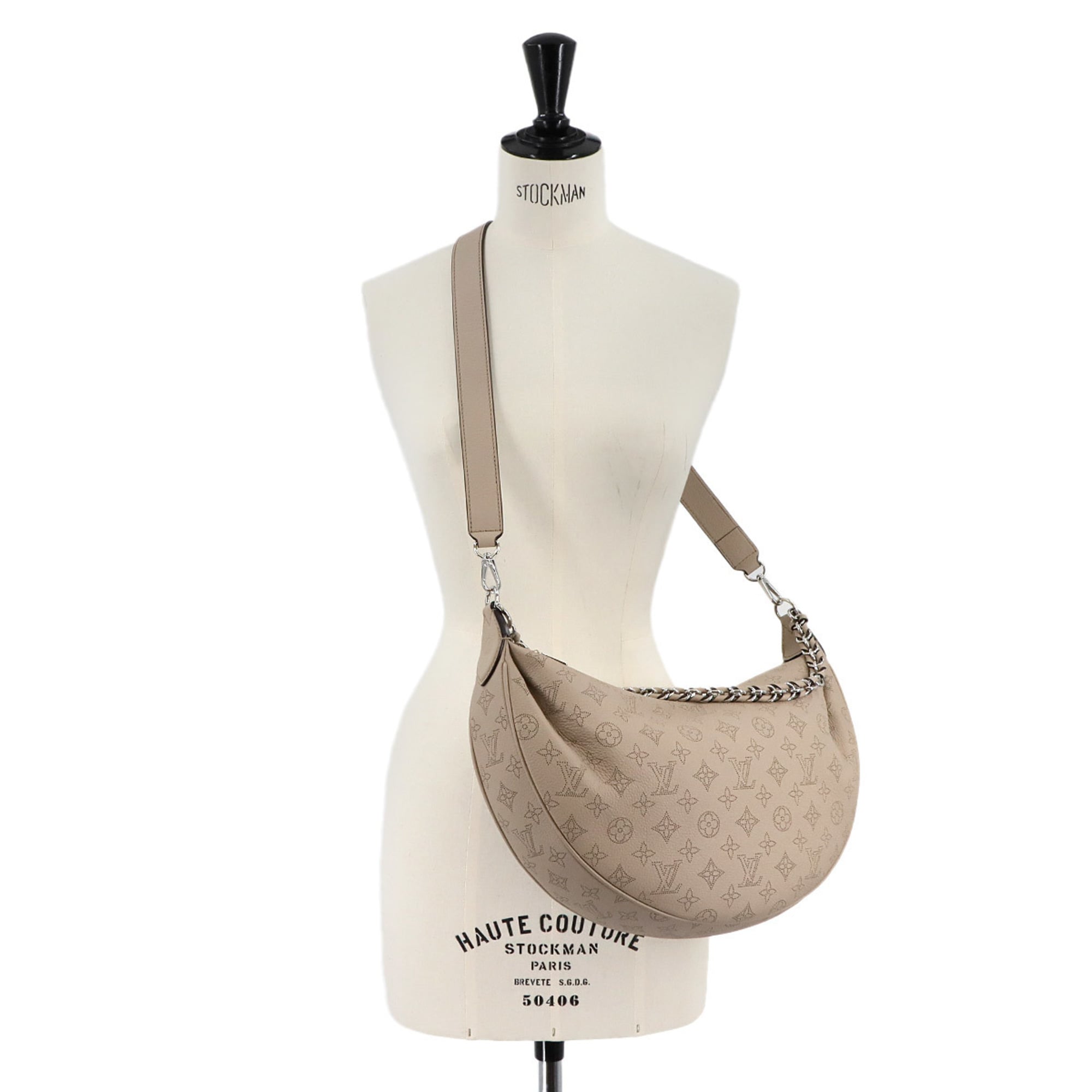 Louis Vuitton Galle Mahina Leather Pouch Shoulder Bag (Pre-Owned)