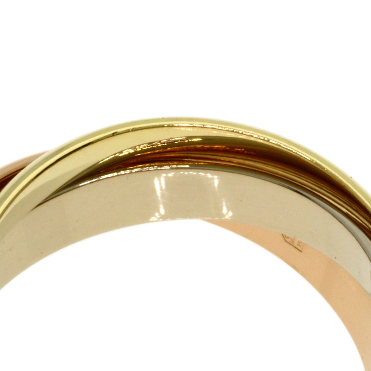 Cartier Trinity Yellow Gold (18K) Pink Gold (18K) White Gold (18K) Band Ring (Pre-Owned)