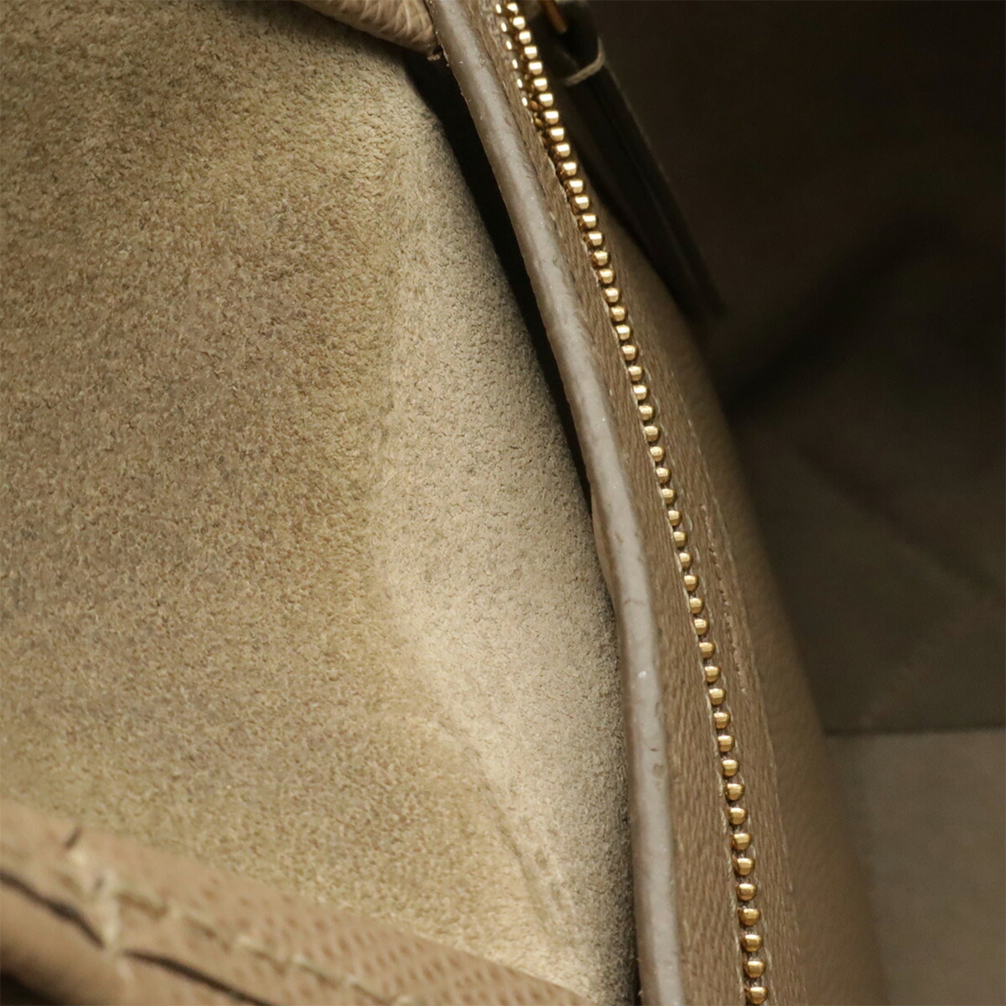 Celine Grayish Leather Handbag Shoulder Bag Tote Bag (Pre-Owned)