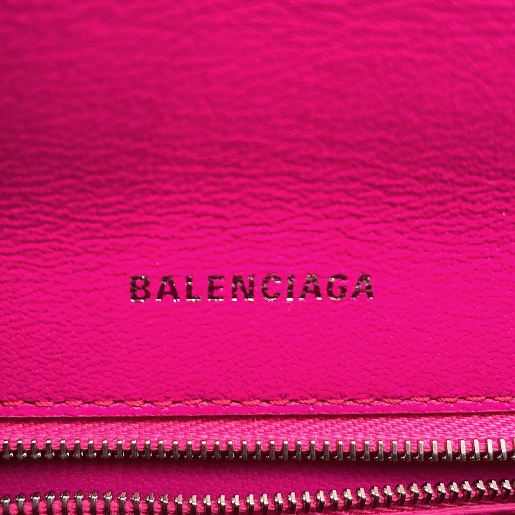 Balenciaga Pink Leather Handbag Shoulder Bag (Pre-Owned)