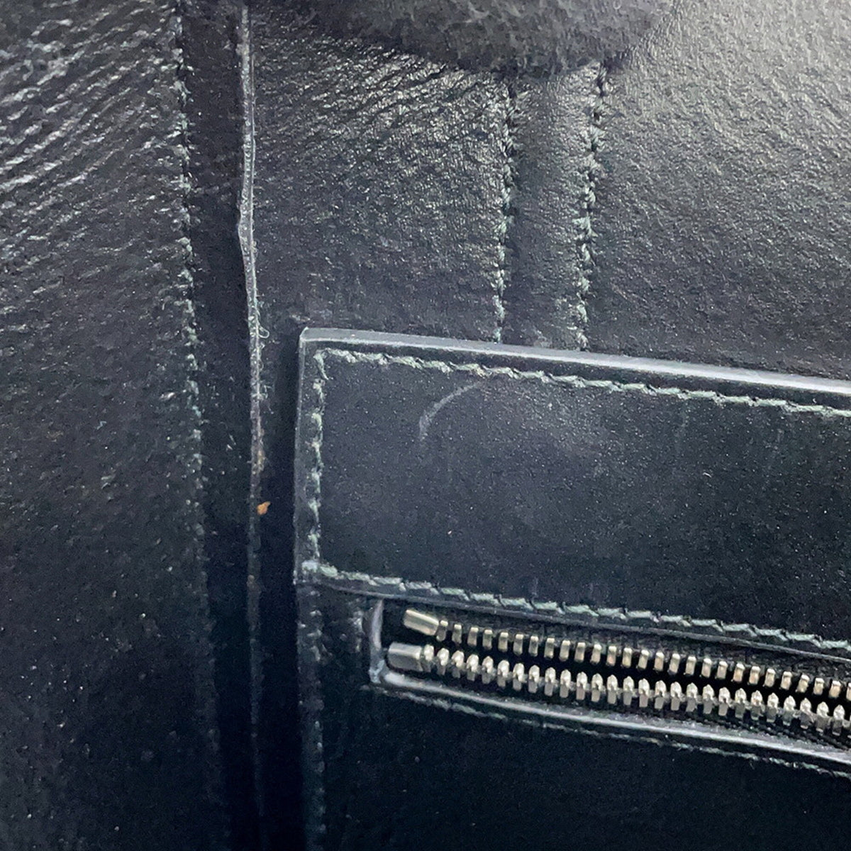 Balenciaga Silver Leather Handbag Tote Bag (Pre-Owned)