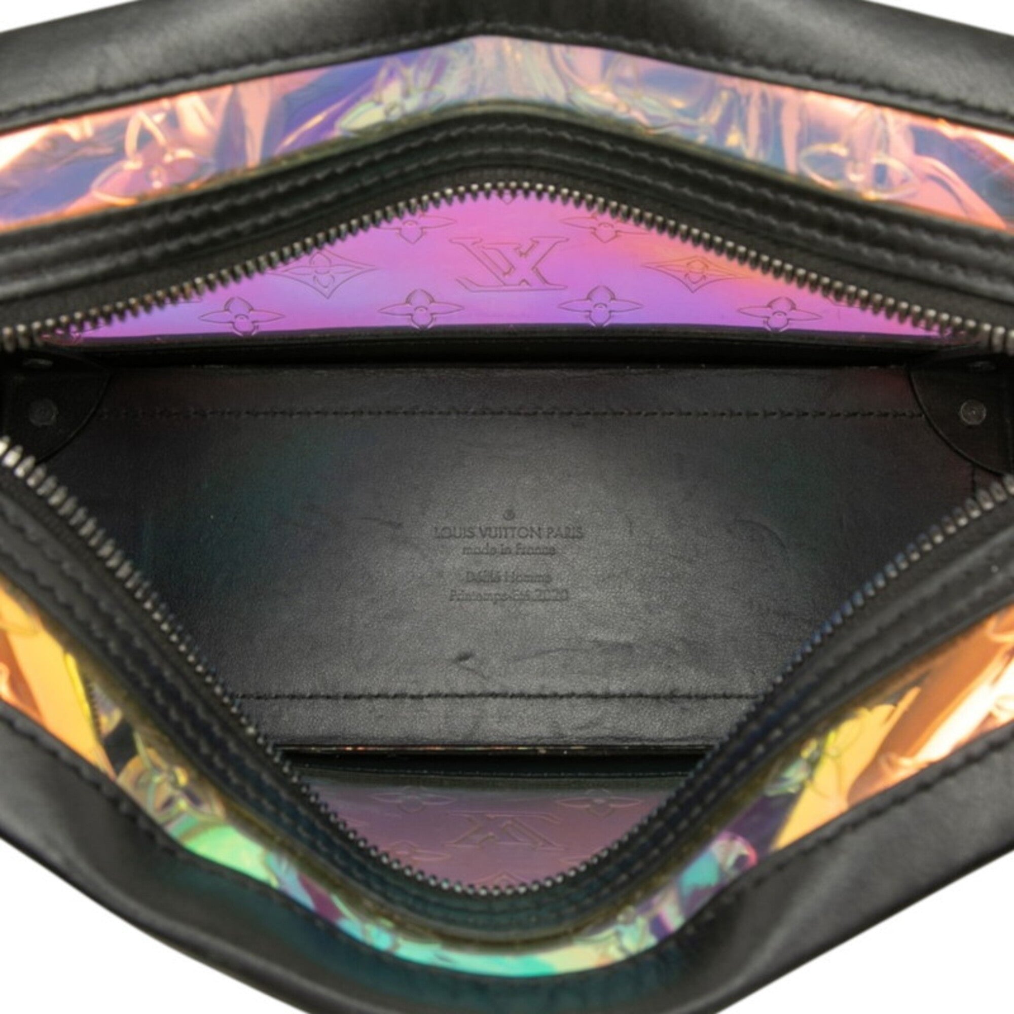 Louis Vuitton Black Leather Shoulder Bag (Pre-Owned)