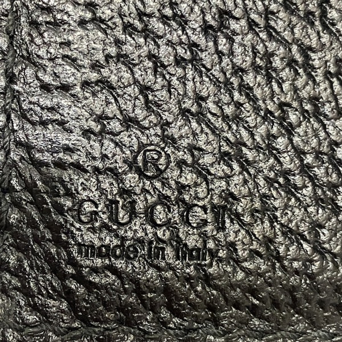 Gucci Black Leather Wallet (Tri-Fold) (Pre-Owned)