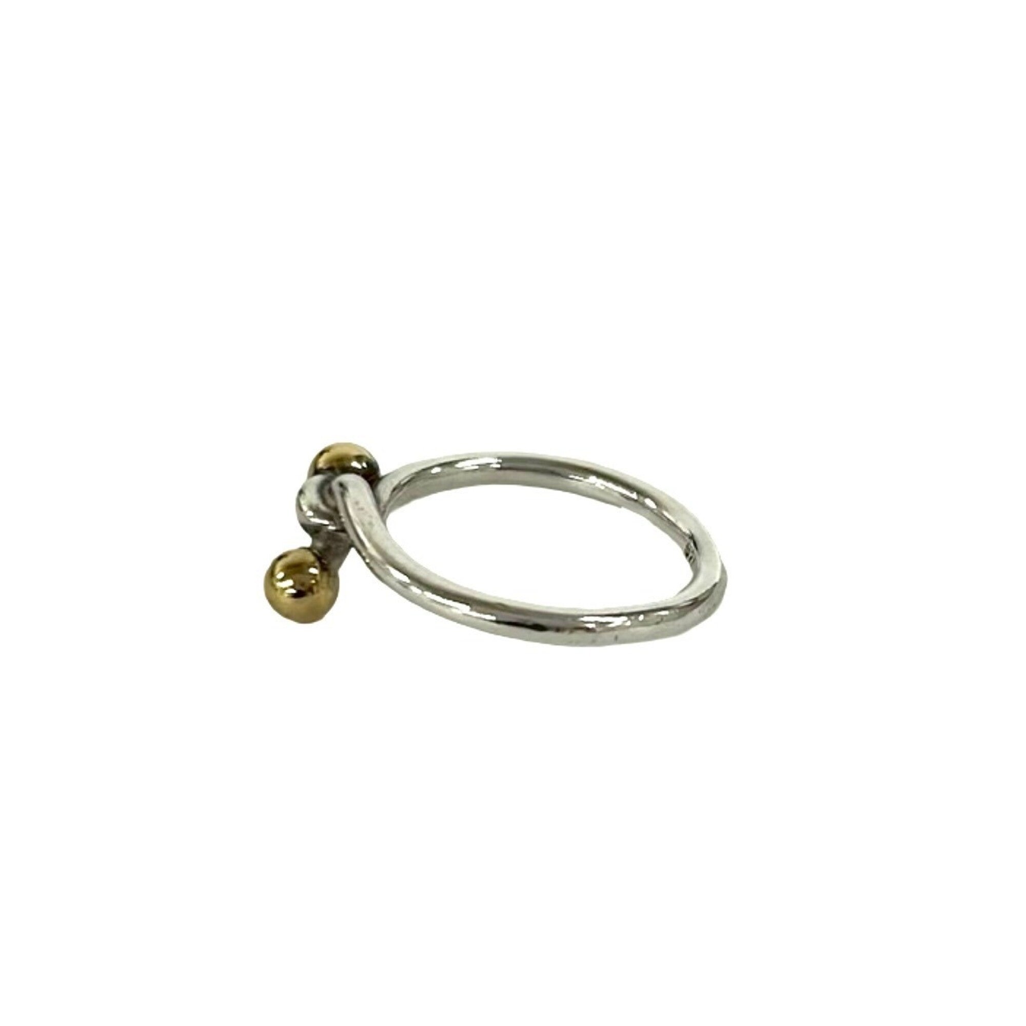 Tiffany Gold Silver Yellow Gold (18K) Silver 925 Band Ring (Pre-Owned)