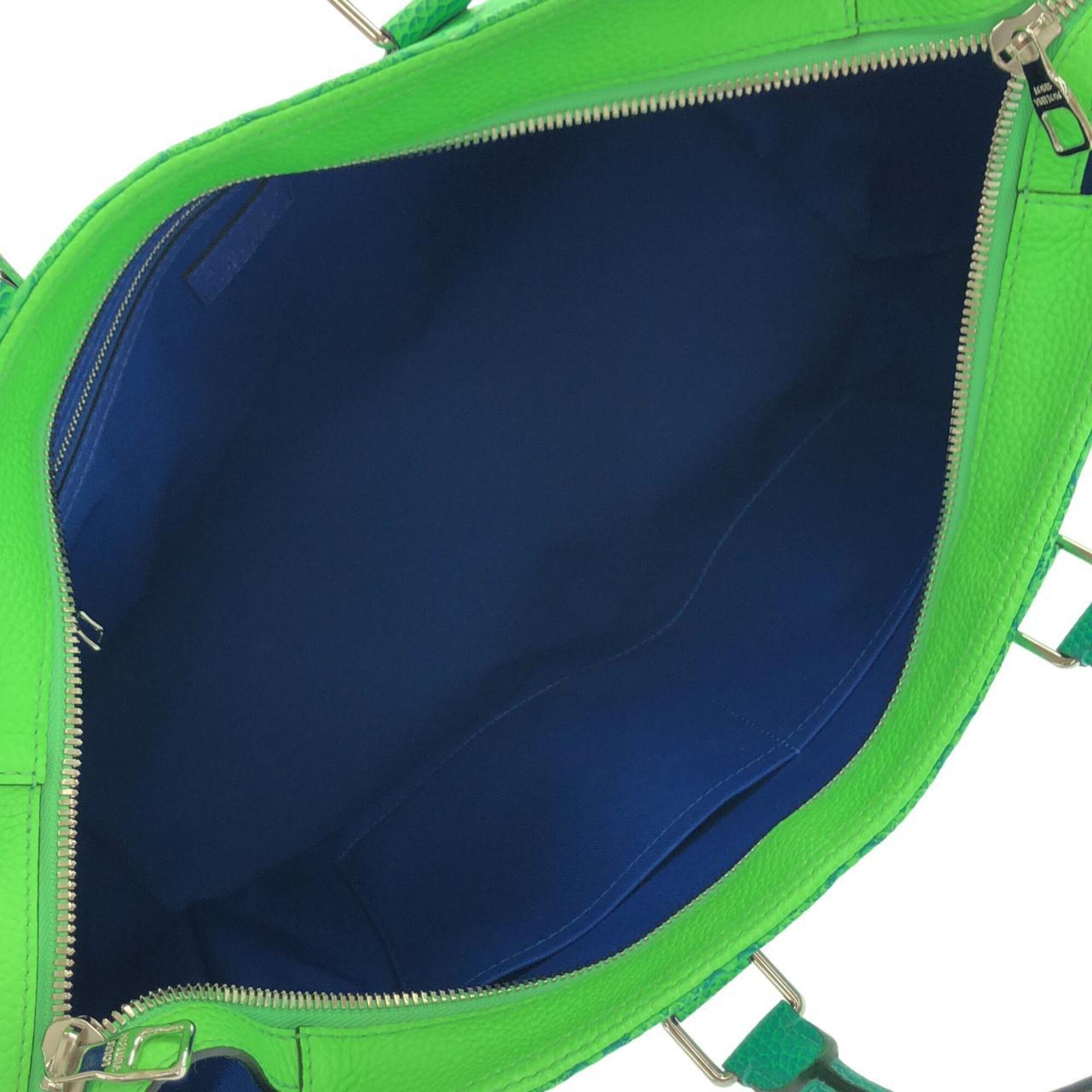 Louis Vuitton Blue Vert Leather Handbag (Pre-Owned)