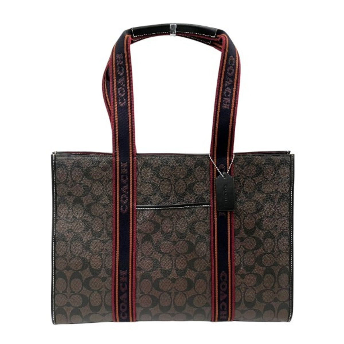 Coach Brown Pvc Tote Bag (Pre-Owned)