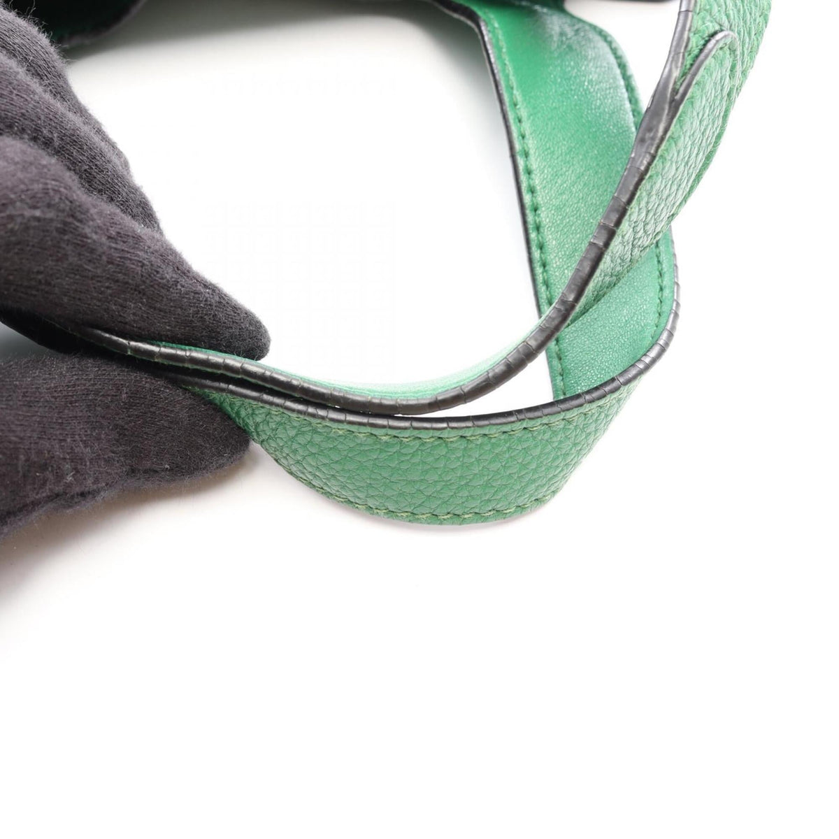 Prada Green Leather Handbag (Pre-Owned)