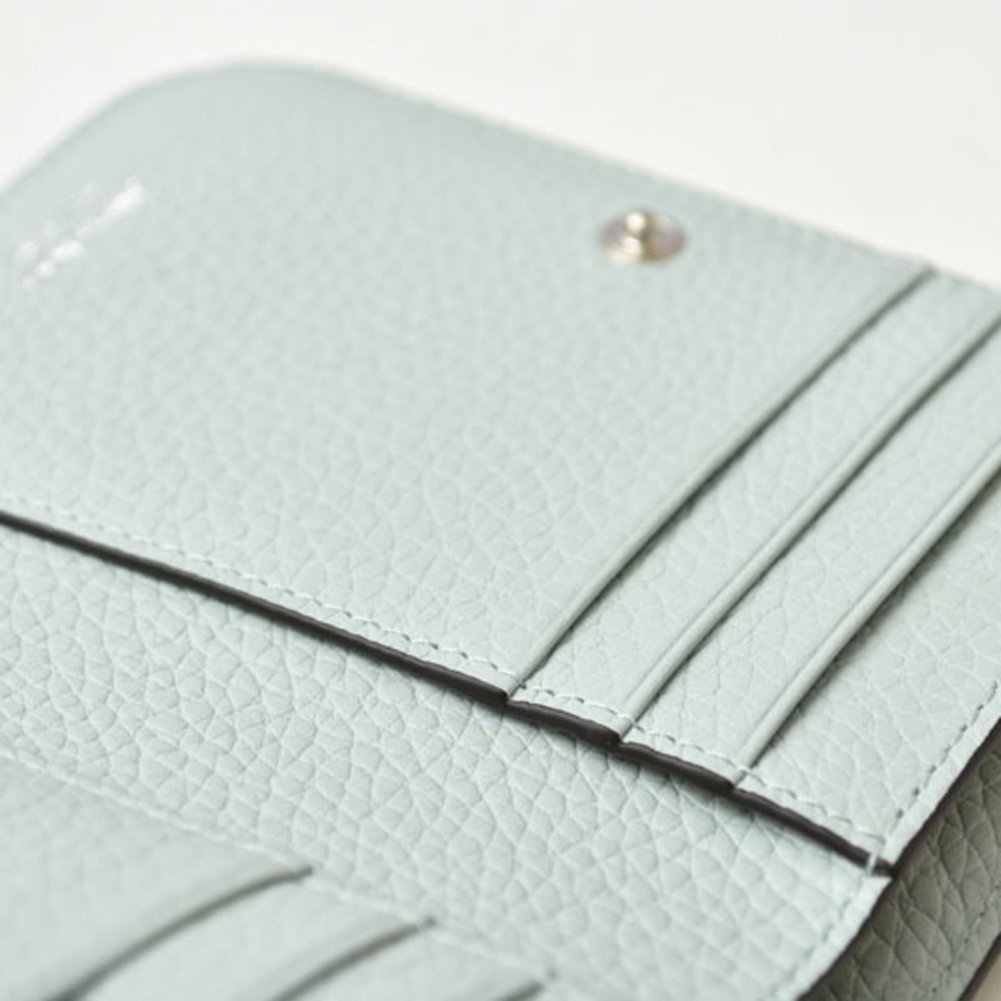 Jimmy Choo Blue Leather Wallet (Bi-Fold) (Pre-Owned)