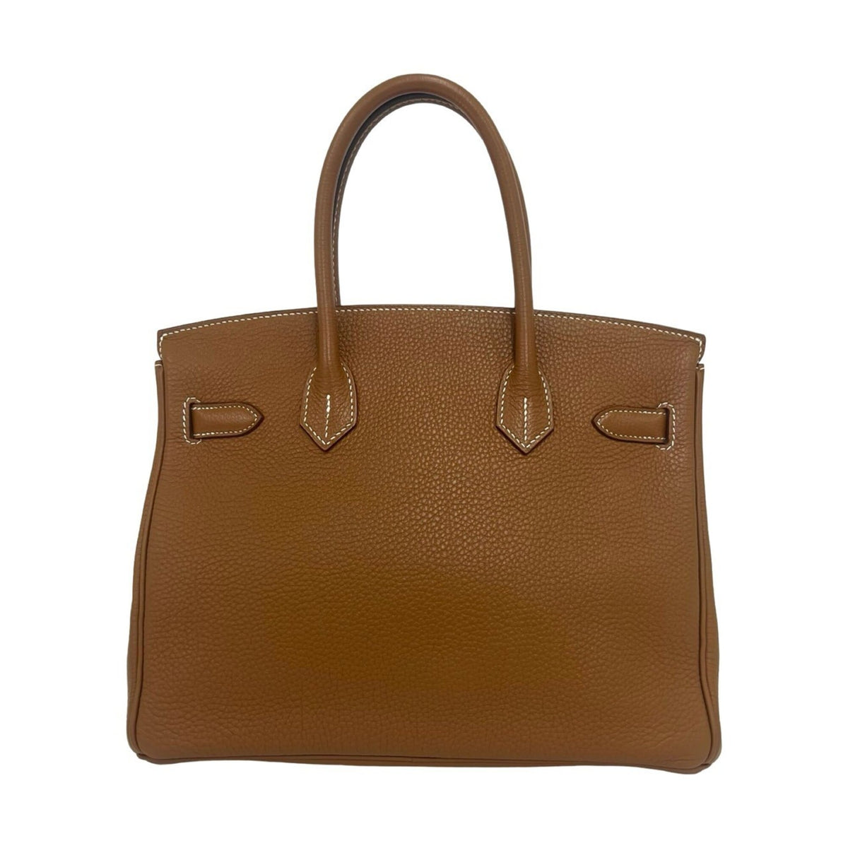 Hermes Brown Togo Leather Handbag (Pre-Owned)