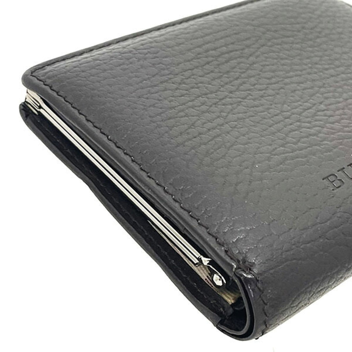 Burberry Dark Brown Leather Wallet (Bi-Fold) (Pre-Owned)
