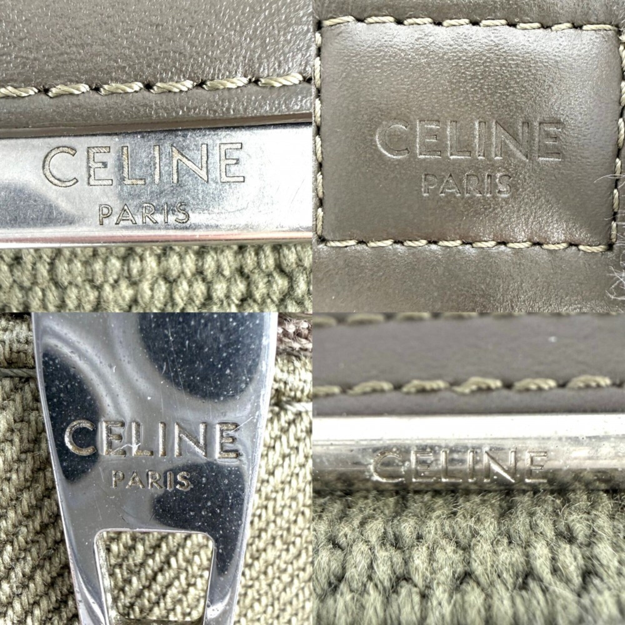 Celine Khaki Canvas Fanny Pack (Pre-Owned)