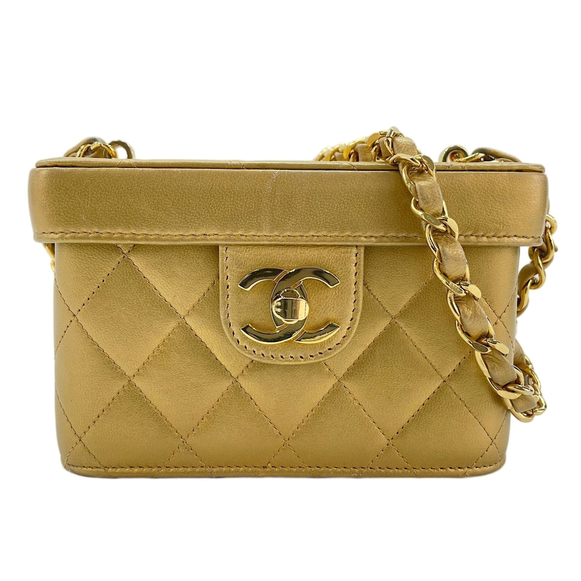 Chanel Gold Shoulder Bag (Pre-Owned)