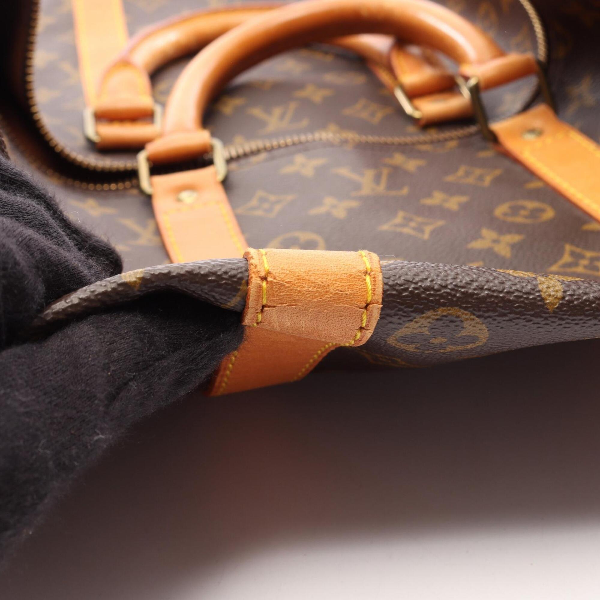 Louis Vuitton Brown Pvc Coated Canvas Boston Bag Handbag (Pre-Owned)