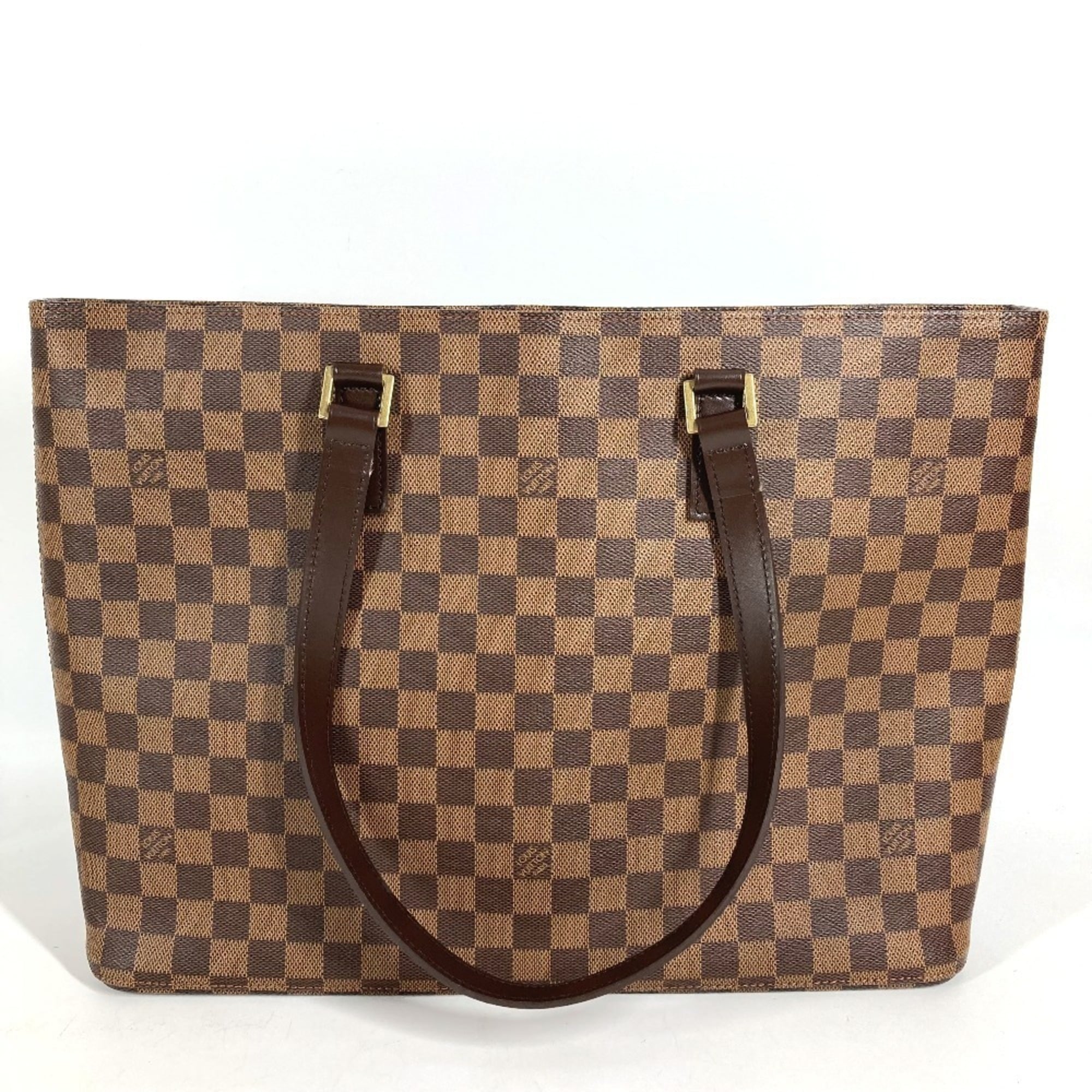 Louis Vuitton Brown Damier Canvas Ebene Damier Canvas Shoulder Bag Tote Bag (Pre-Owned)