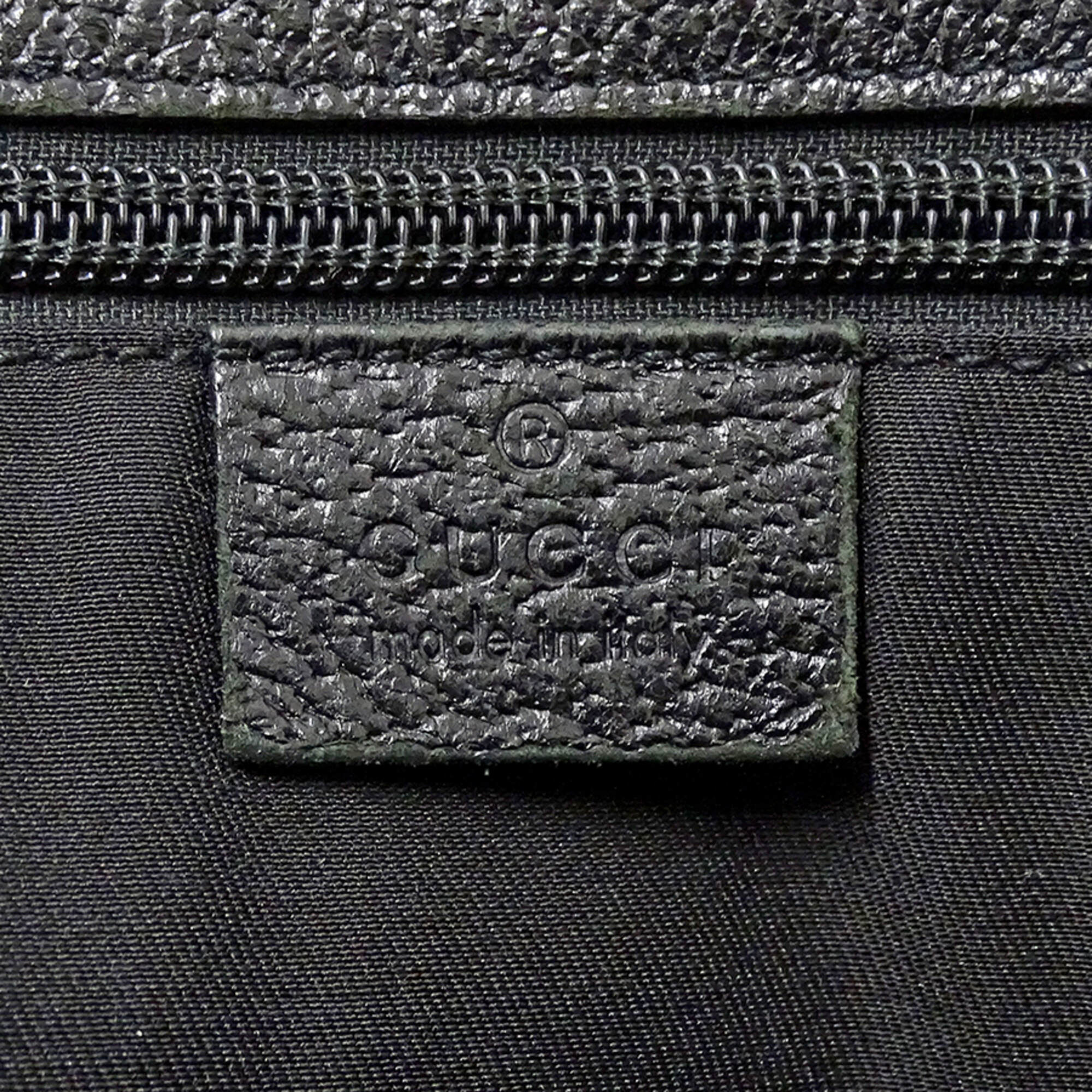 Gucci Black Gg Canvas Handbag Shoulder Bag (Pre-Owned)