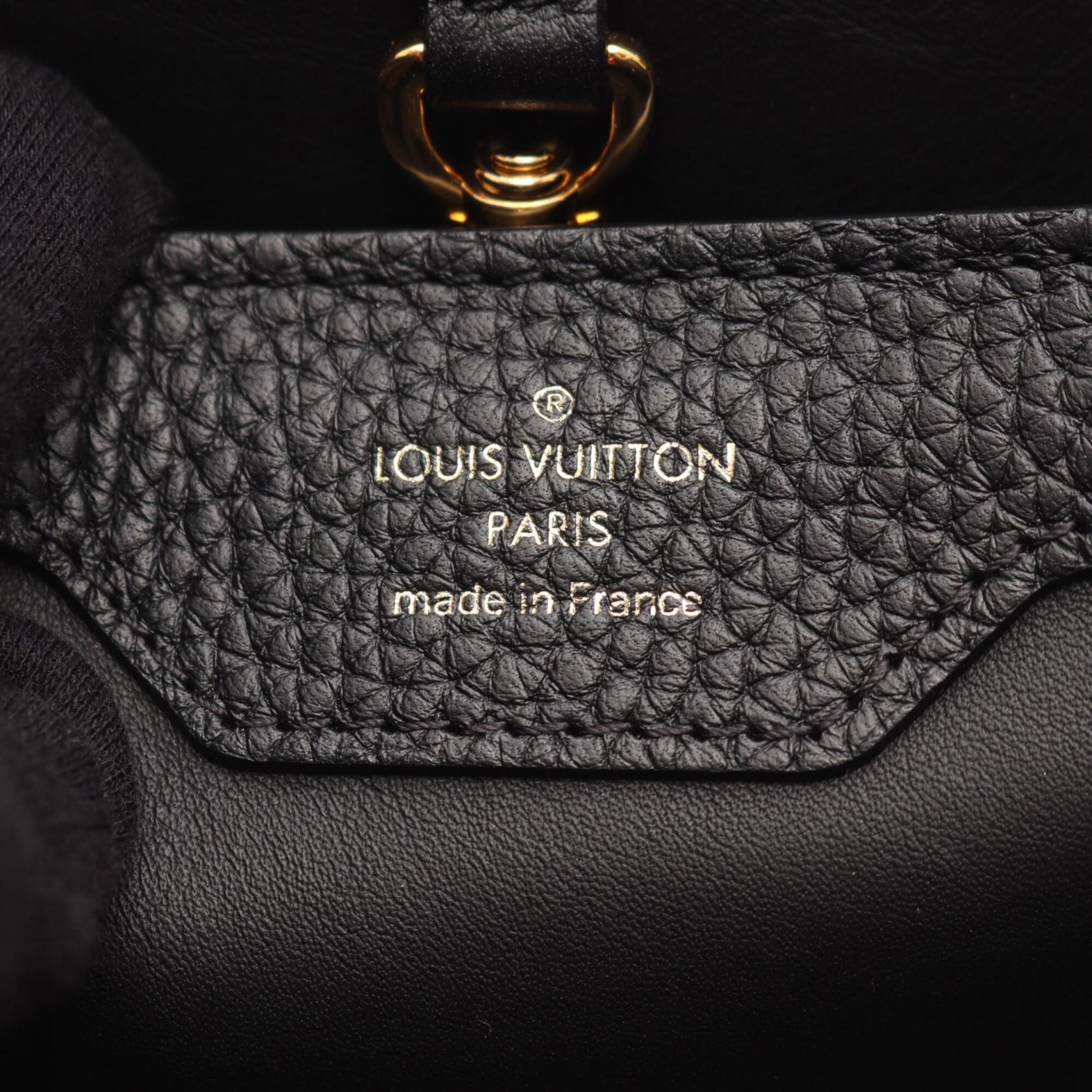 Louis Vuitton Black Ivory Pink Leather Handbag (Pre-Owned)