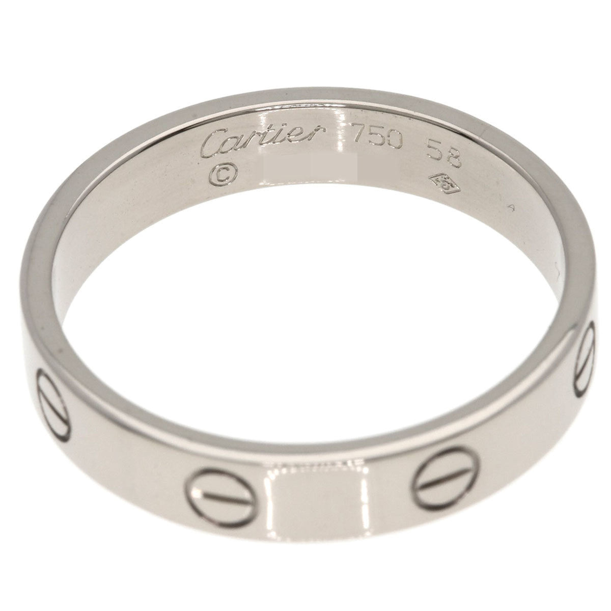 Cartier White Gold (18K) Band Ring (Pre-Owned)