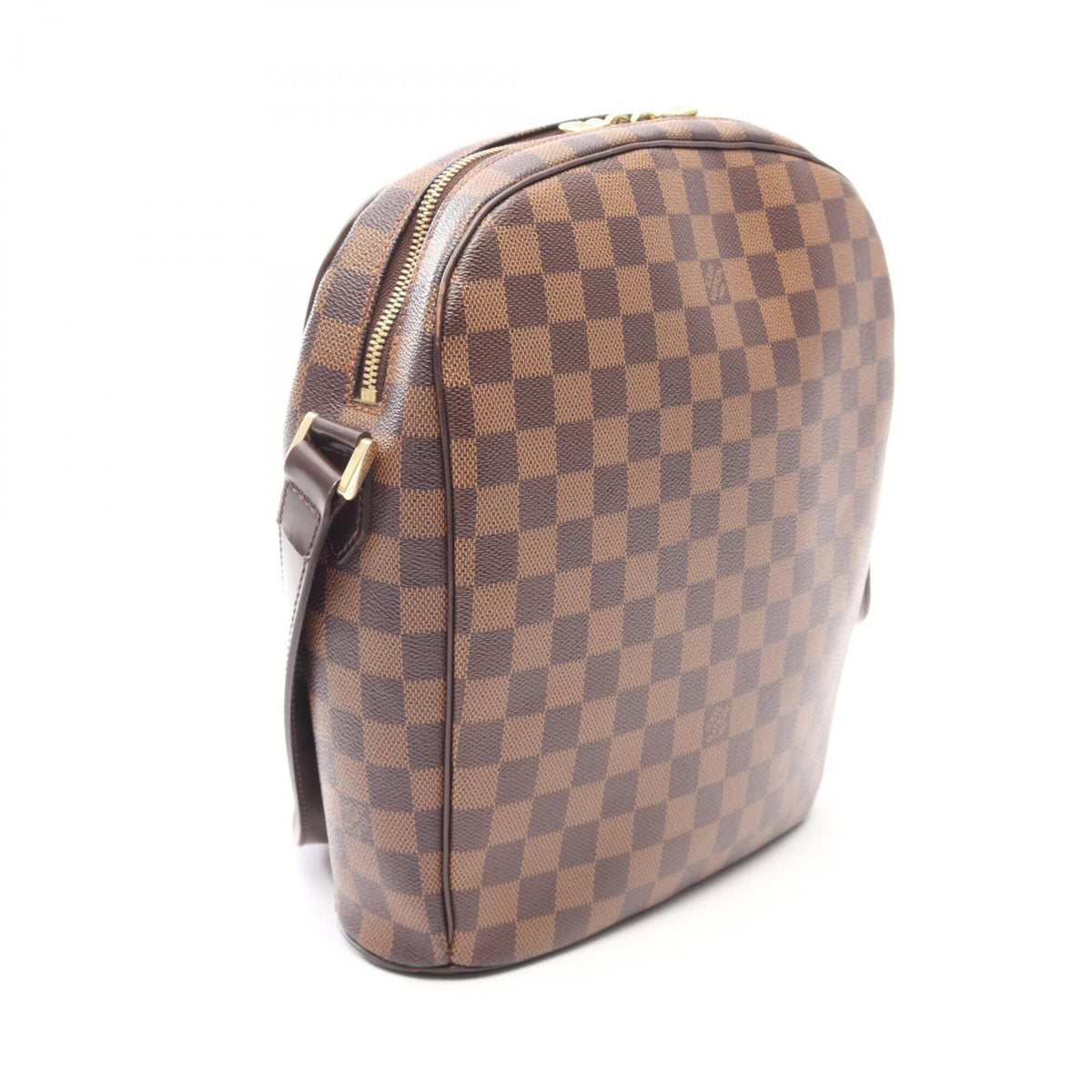 Louis Vuitton Brown Ebene Coated Canvas Leather Damier Canvas Handbag Shoulder Bag (Pre-Owned)