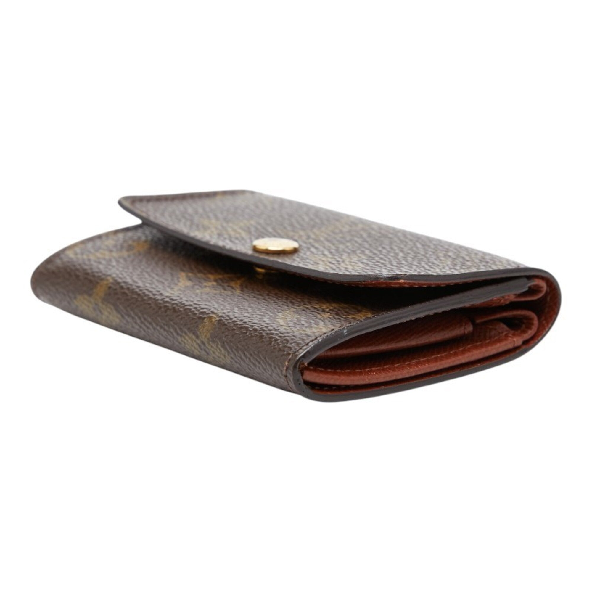 Louis Vuitton Monogram Brown Pvc Leather Coin Purse/Coin Case (Pre-Owned)