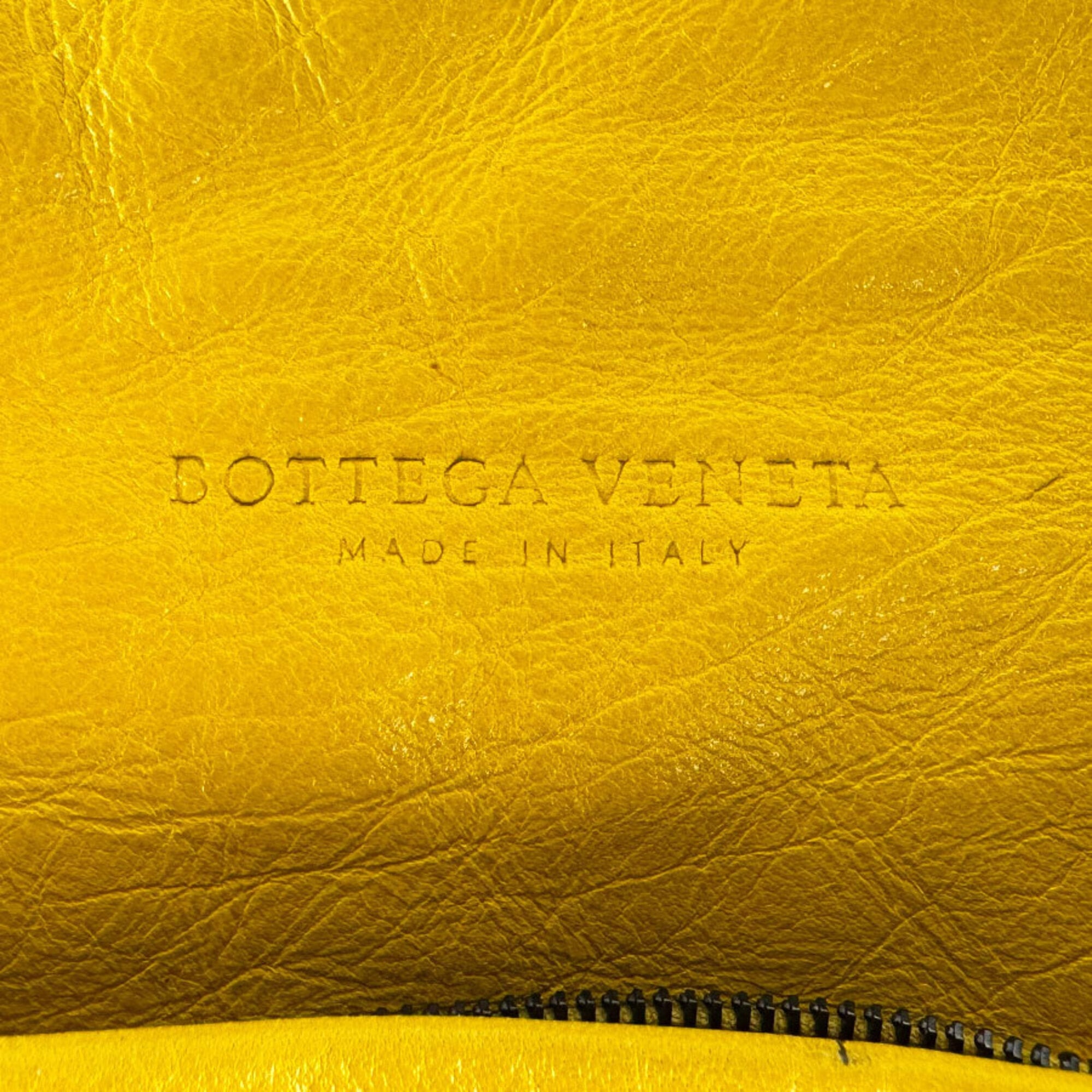 Bottega Veneta Yellow Intrecciato Shoulder Bag (Pre-Owned)