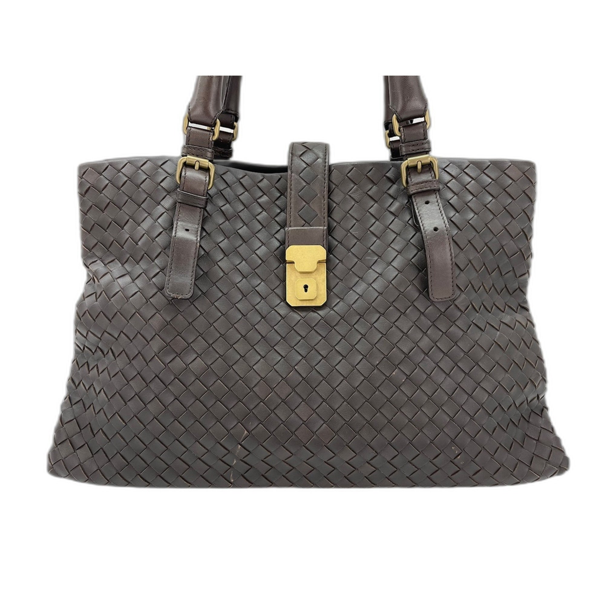 Bottega Veneta Brown Leather Tote Bag (Pre-Owned)