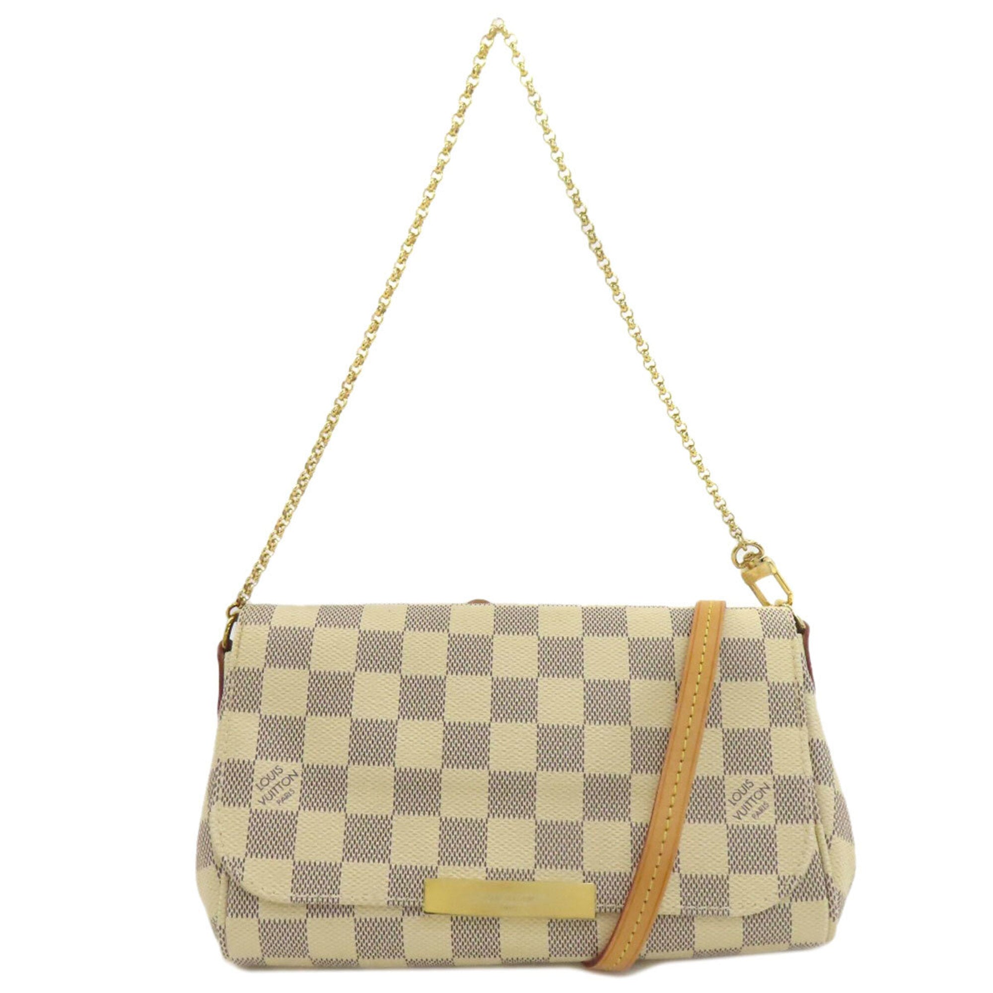 Louis Vuitton Damier Azur Damier Canvas Handbag (Pre-Owned)