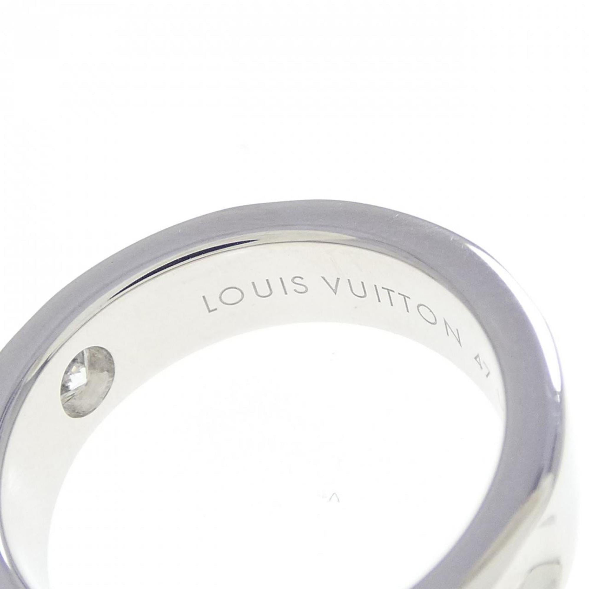 Louis Vuitton White Gold (18K) Band Ring (Pre-Owned)