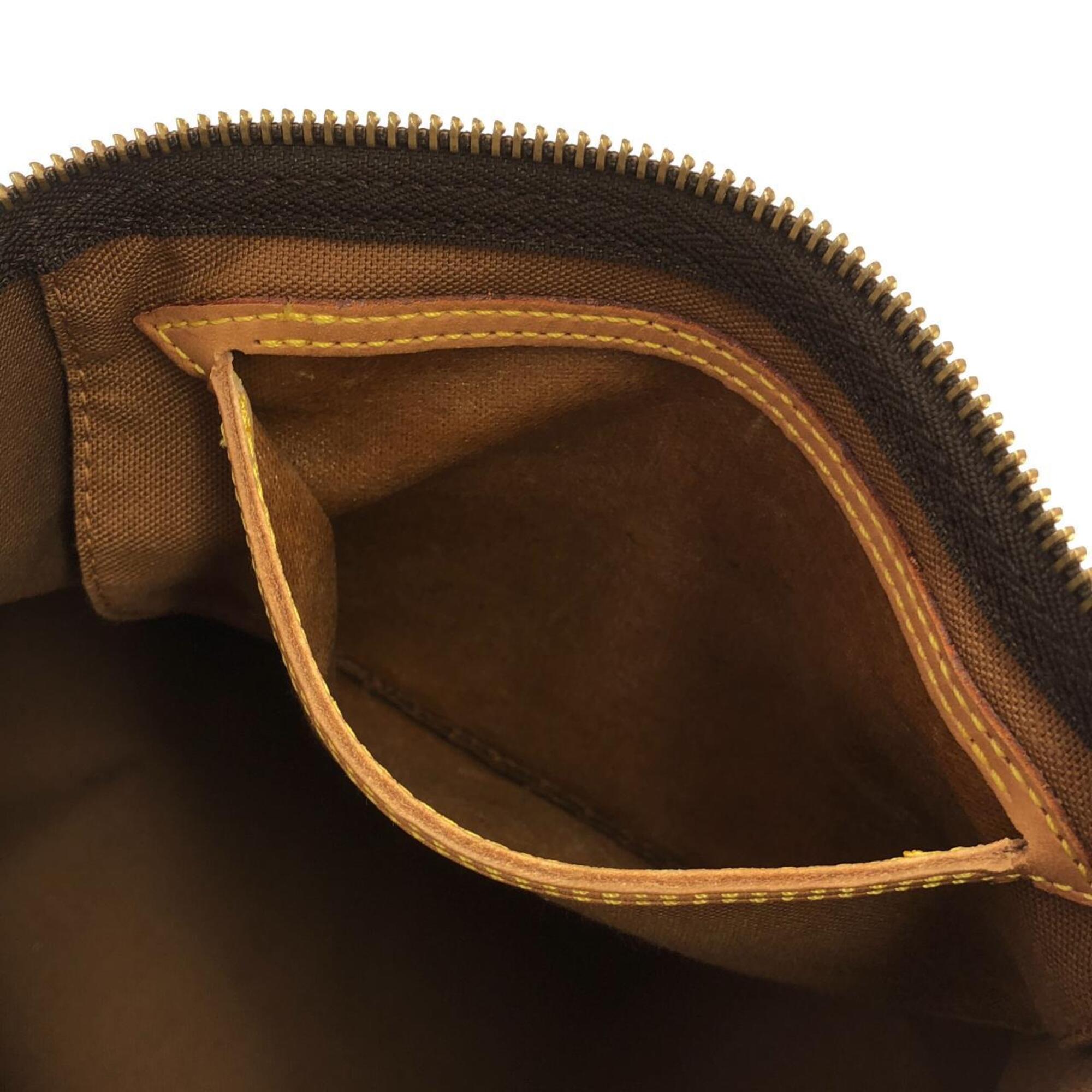 Louis Vuitton Marron Coated Canvas Boston Bag (Pre-Owned)