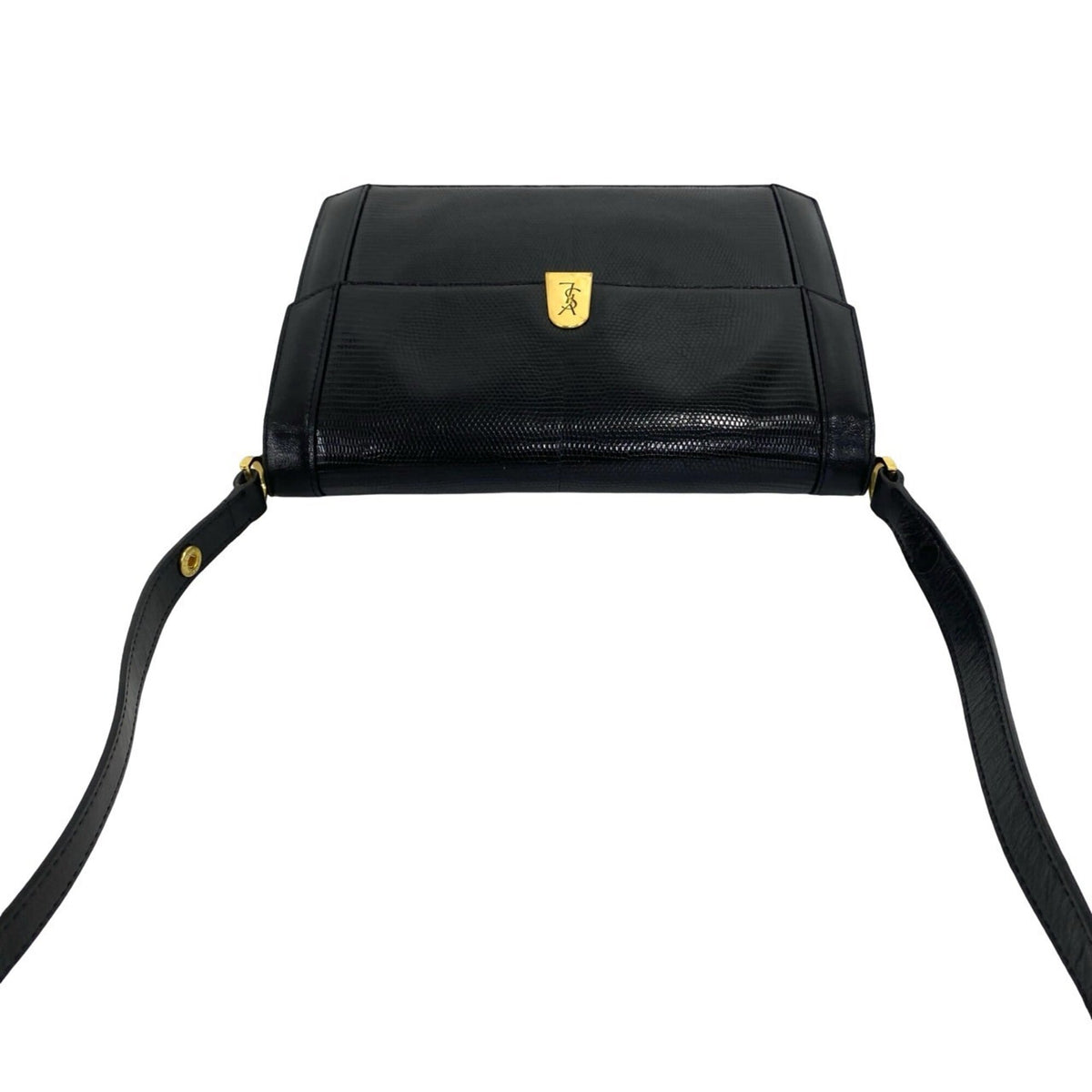 Yves Saint Laurent Black Leather Shoulder Bag (Pre-Owned)